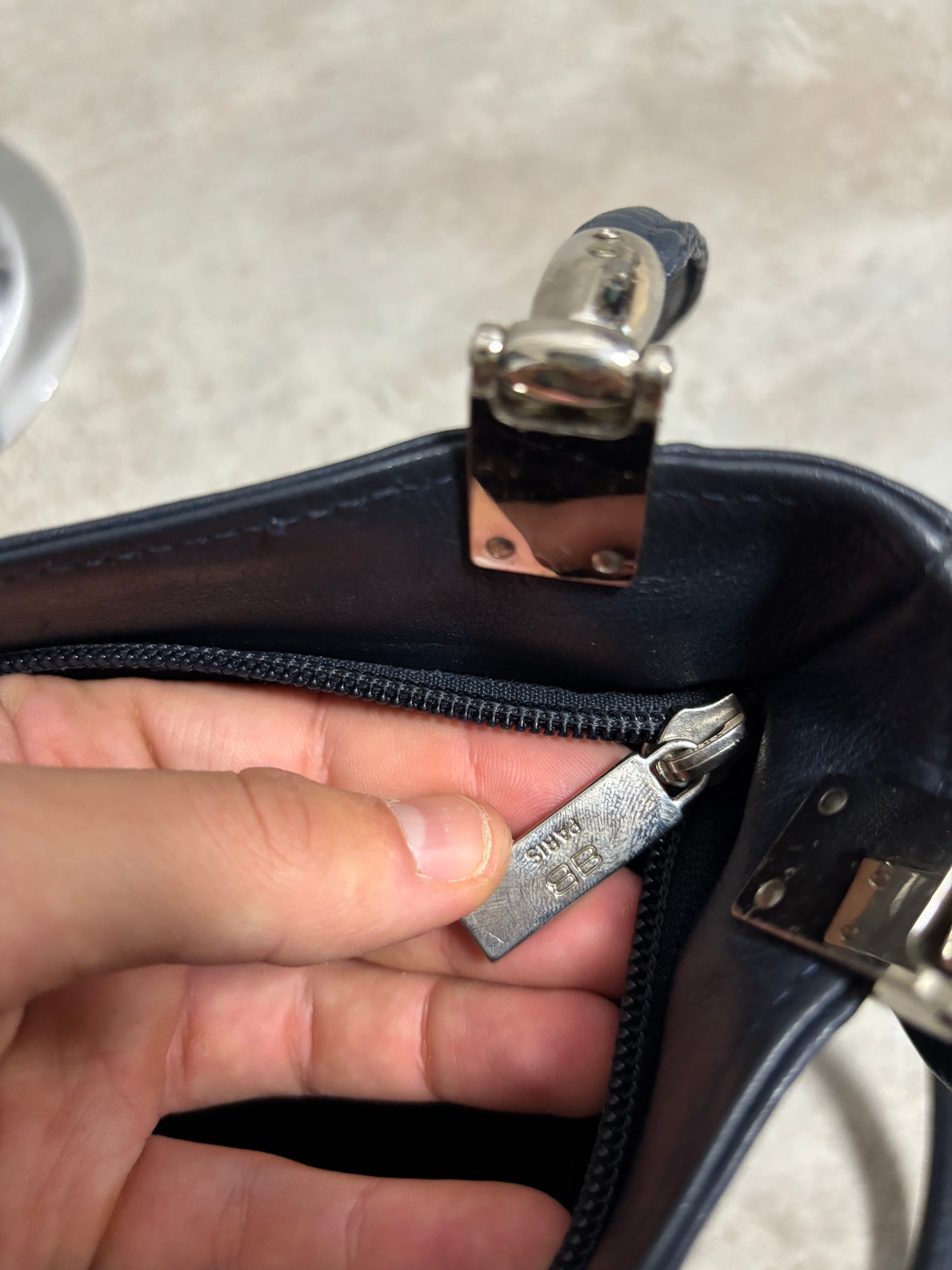 Bolso Hombro Cuero Balenciaga 00s Vintage