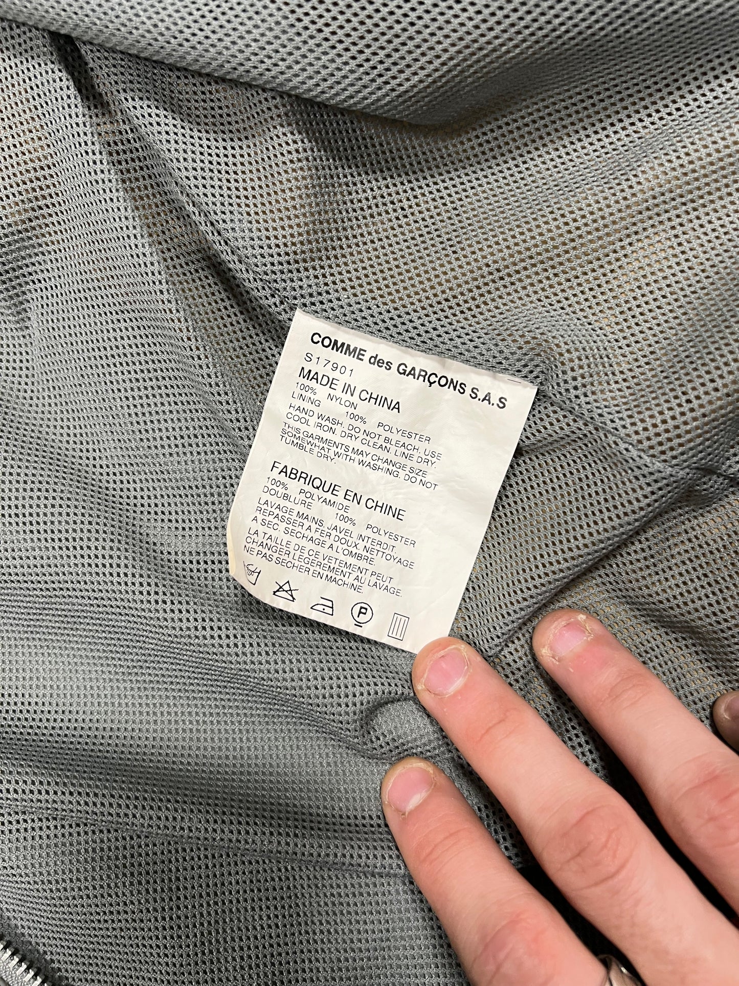 Chaqueta Panelled Nylon Vintage Comme des Garçons 2009 - S