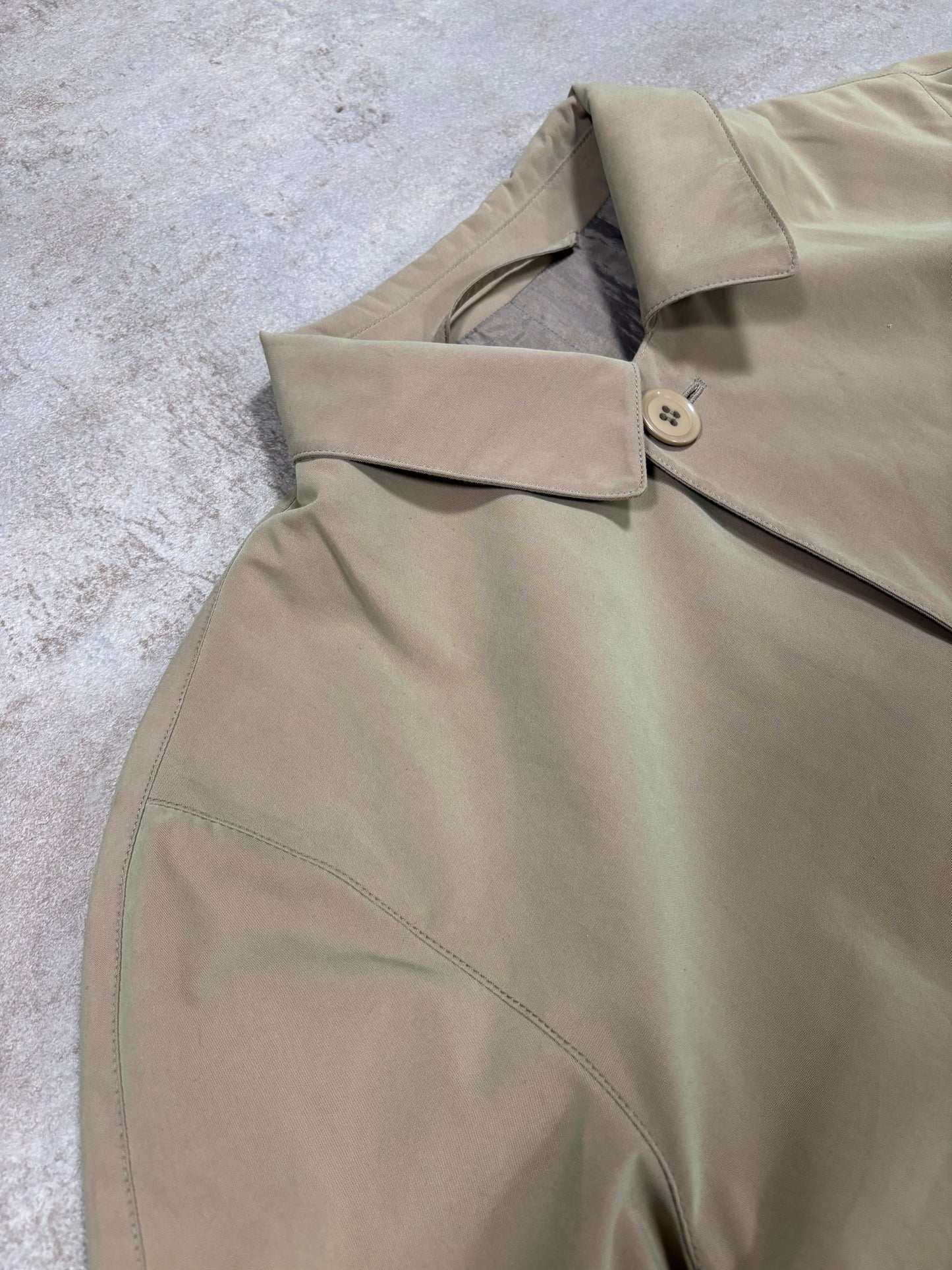 Gabardina Shiny Armani Collezioni 90s Vintage - M