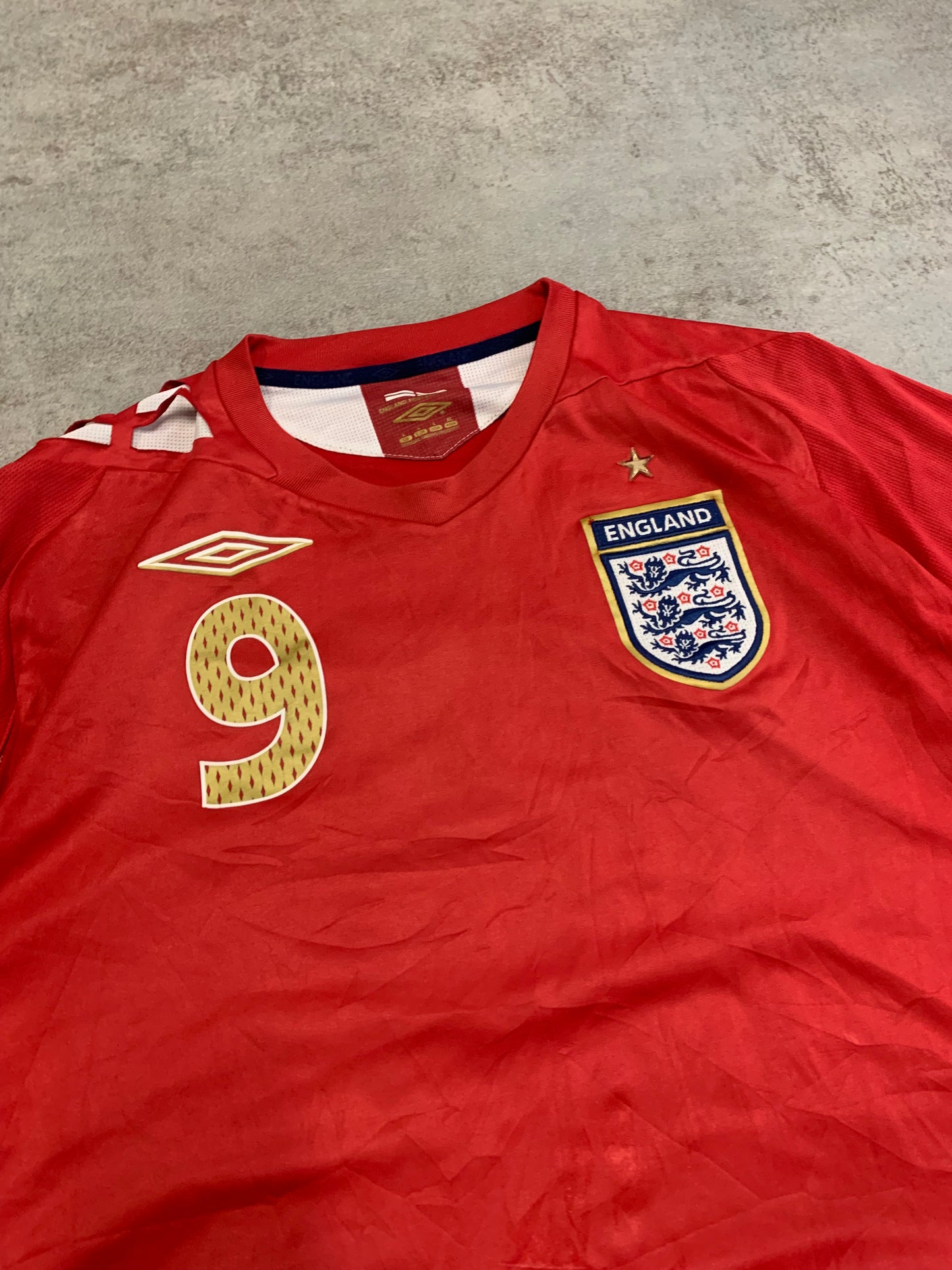 Camiseta Vintage Umbro Inglaterra 2006 Kit - L