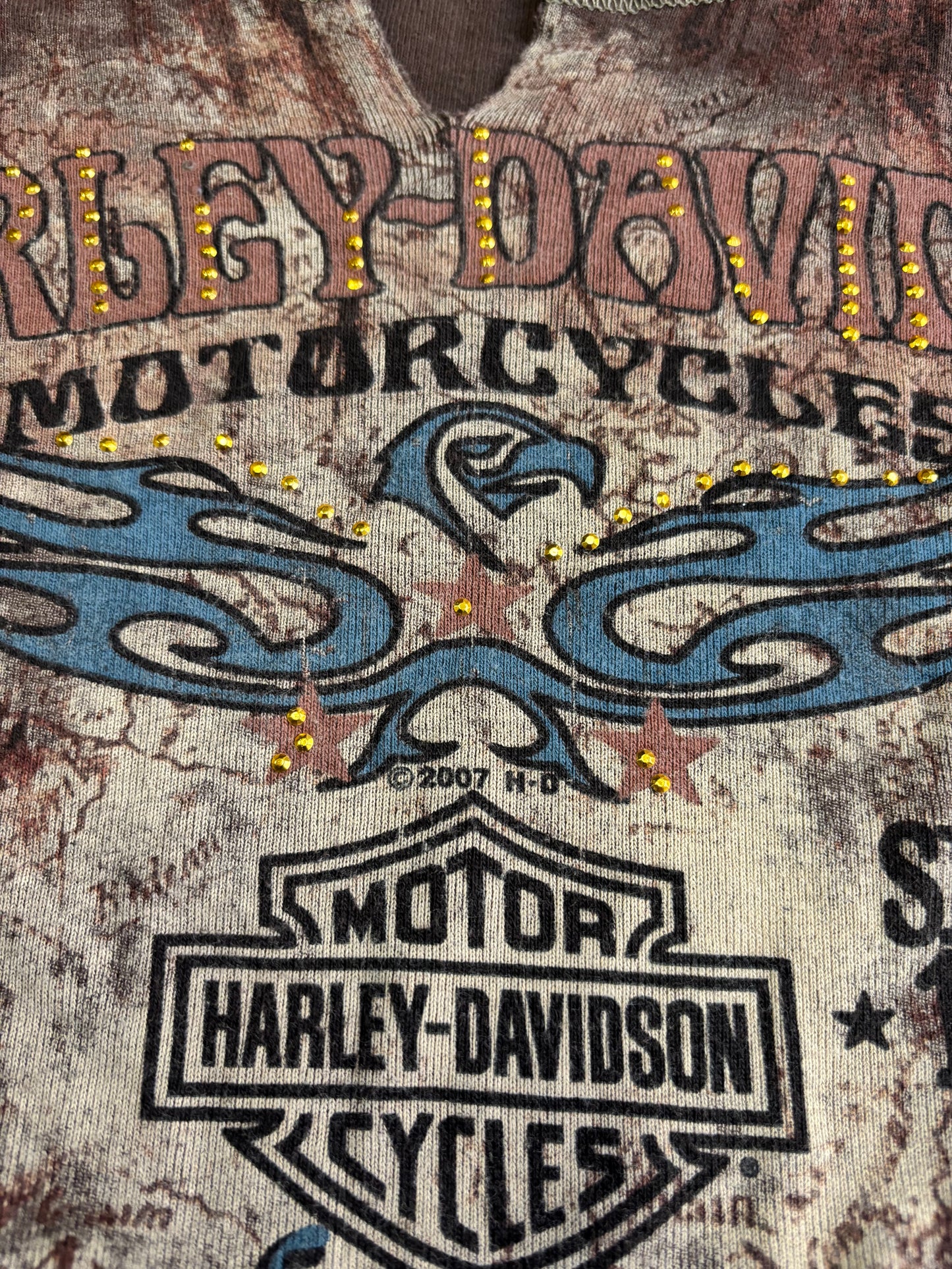 Camiseta Manga Larga Harley Davidson ‘El Paso’ 2007 Vintage - M