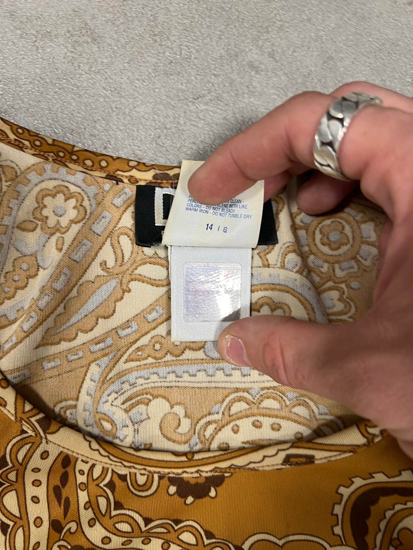 Vestido Estampado Vintage Dolce Gabbana 00’s - L