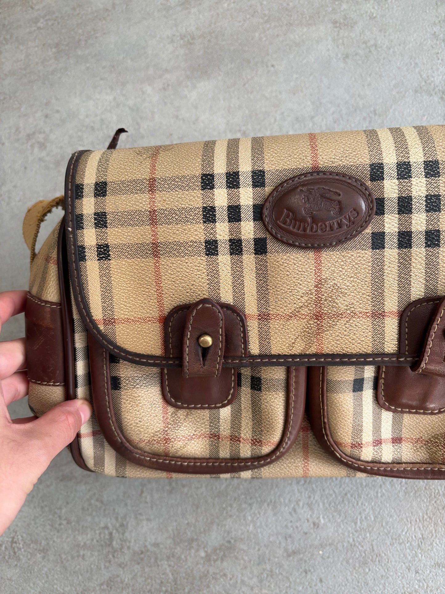 Bolso Bandolera Burberry 00s Vintage