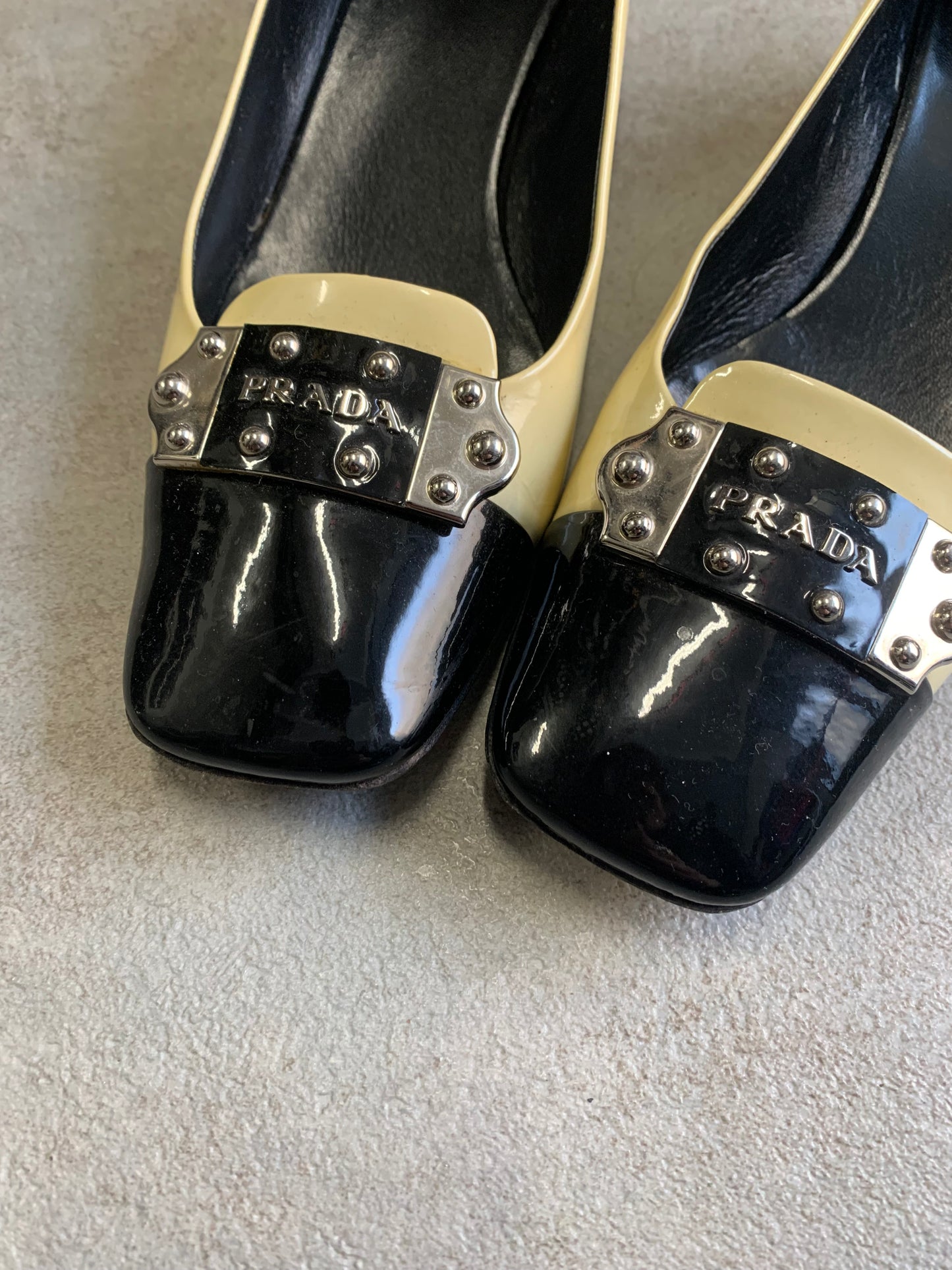 Tacones Charol Vintage Prada 00’s - 39’5