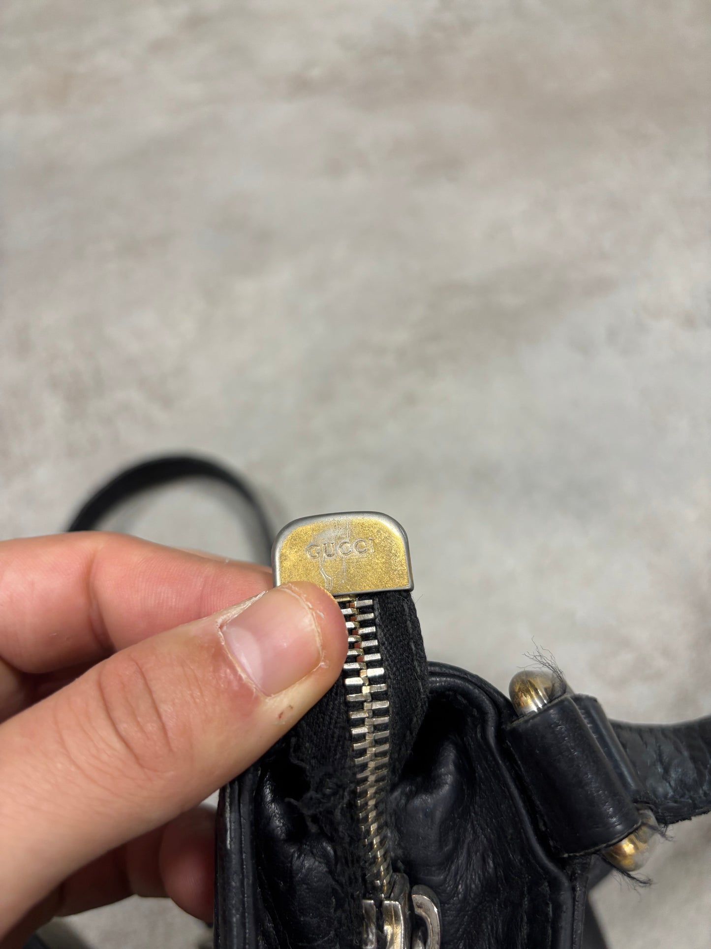 Bolso Bandolera Guccissima Monogram Cuero Gucci 00s Vintage