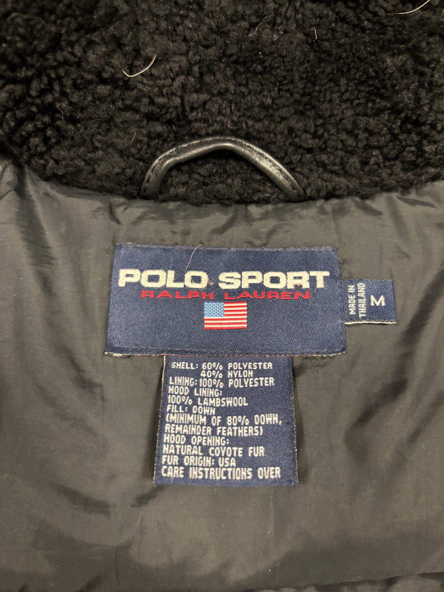 Chaqueta Bomber N-2B Polo Sport Ralph Lauren 00s Vintage - M