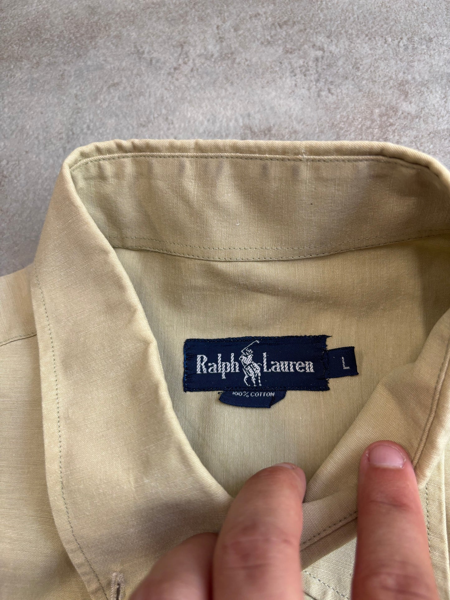 Camisa Ralph Lauren 90s Vintage - L