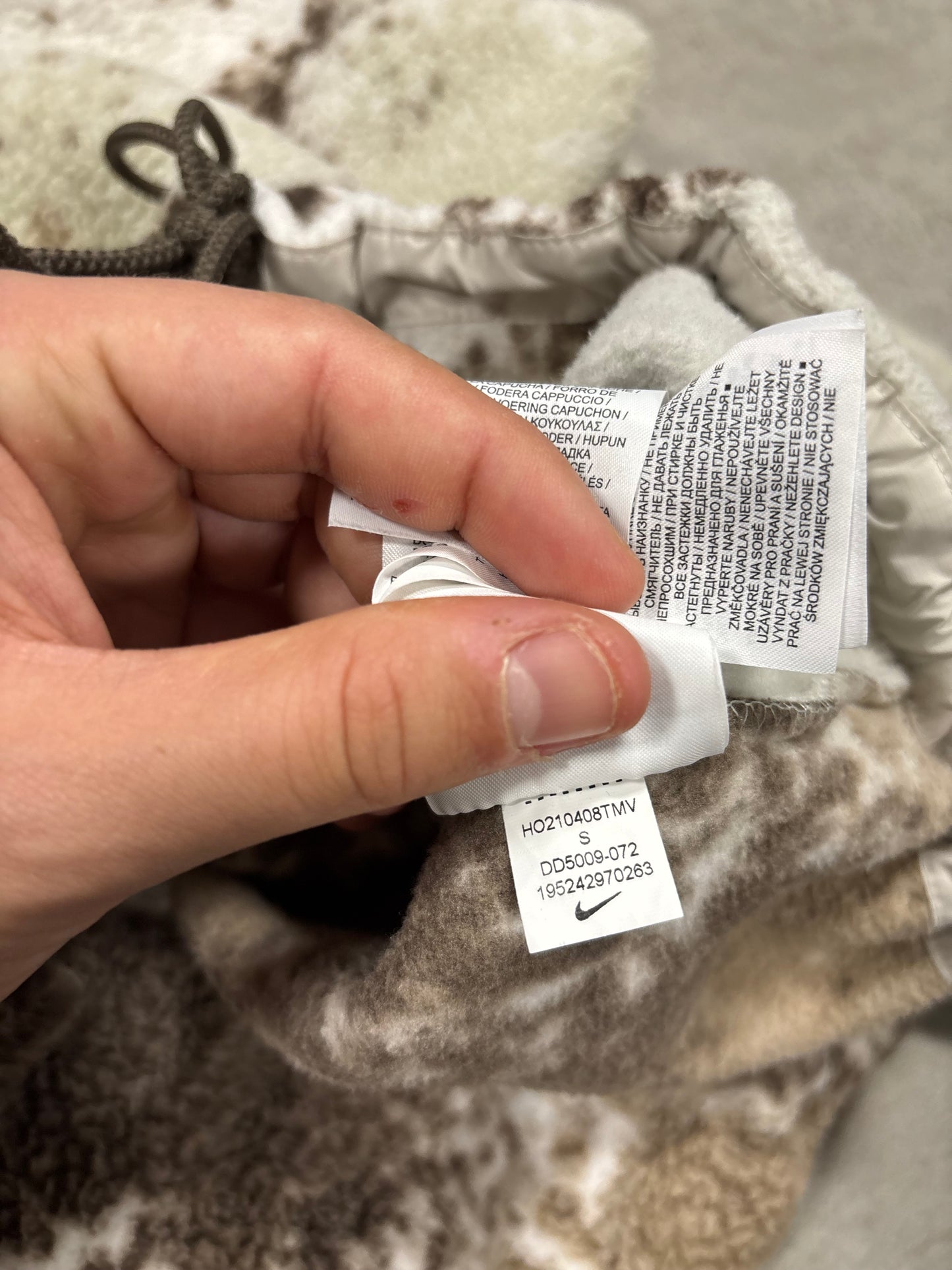 Forro Polar Balaclava Camuflaje Nike 2021 - M