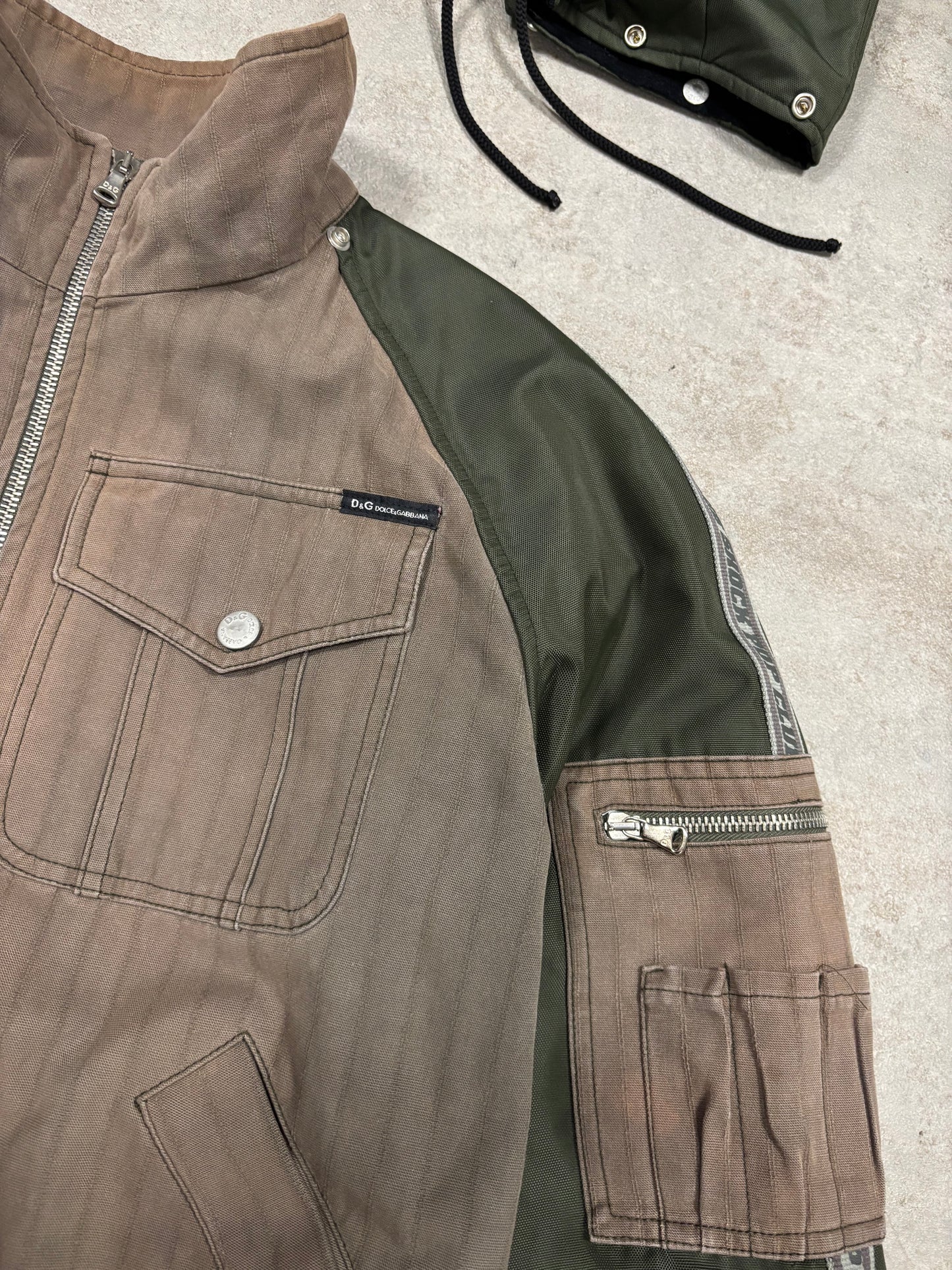 Chaqueta Cargo ‘Sun Faded’ Dolce & Gabbana Archive 2003 Vintage - M