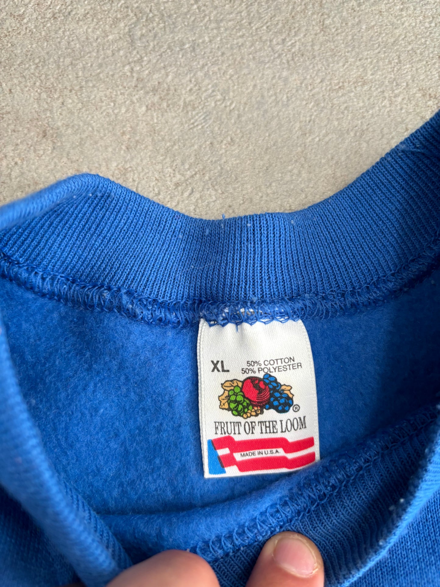 Sudadera Fruit Of The Loom Miami Beach 1991 Vintage - L