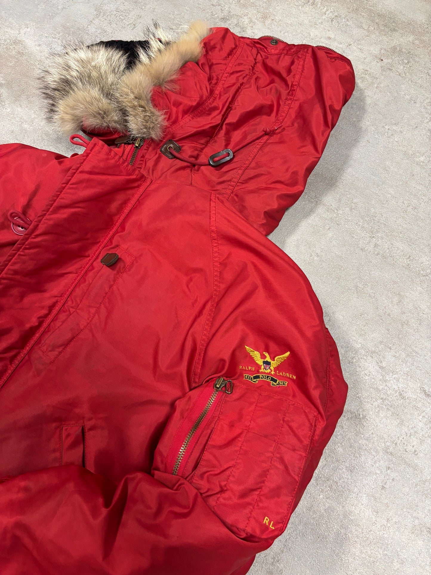 Chaqueta Bomber N-2B Polo Sport Ralph Lauren 00s Vintage - M