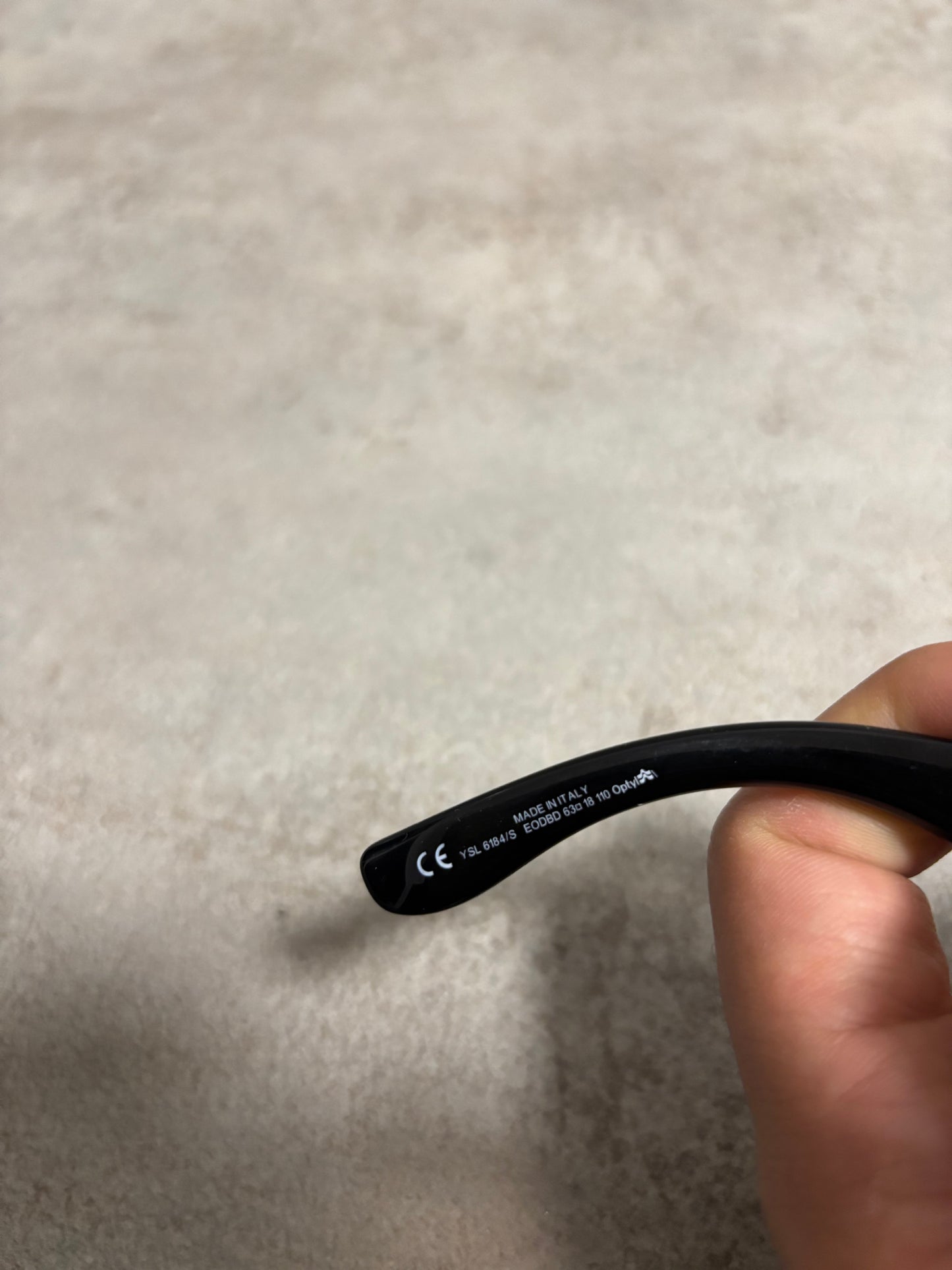 Gafas Oversize Transparent Yves Saint Laurent 90s Vintage