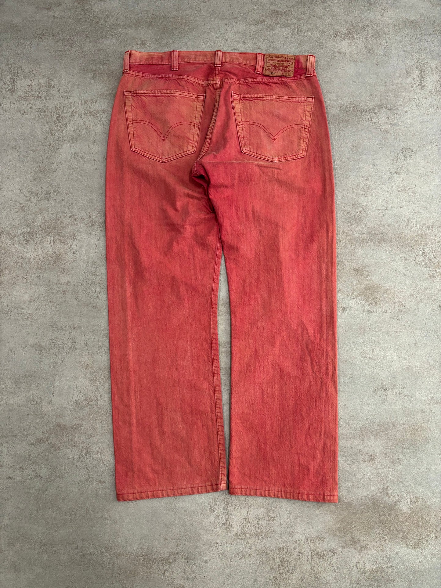 Pantalones Levis 501 ‘Perfect Sun Faded’ 00s Vintage - L