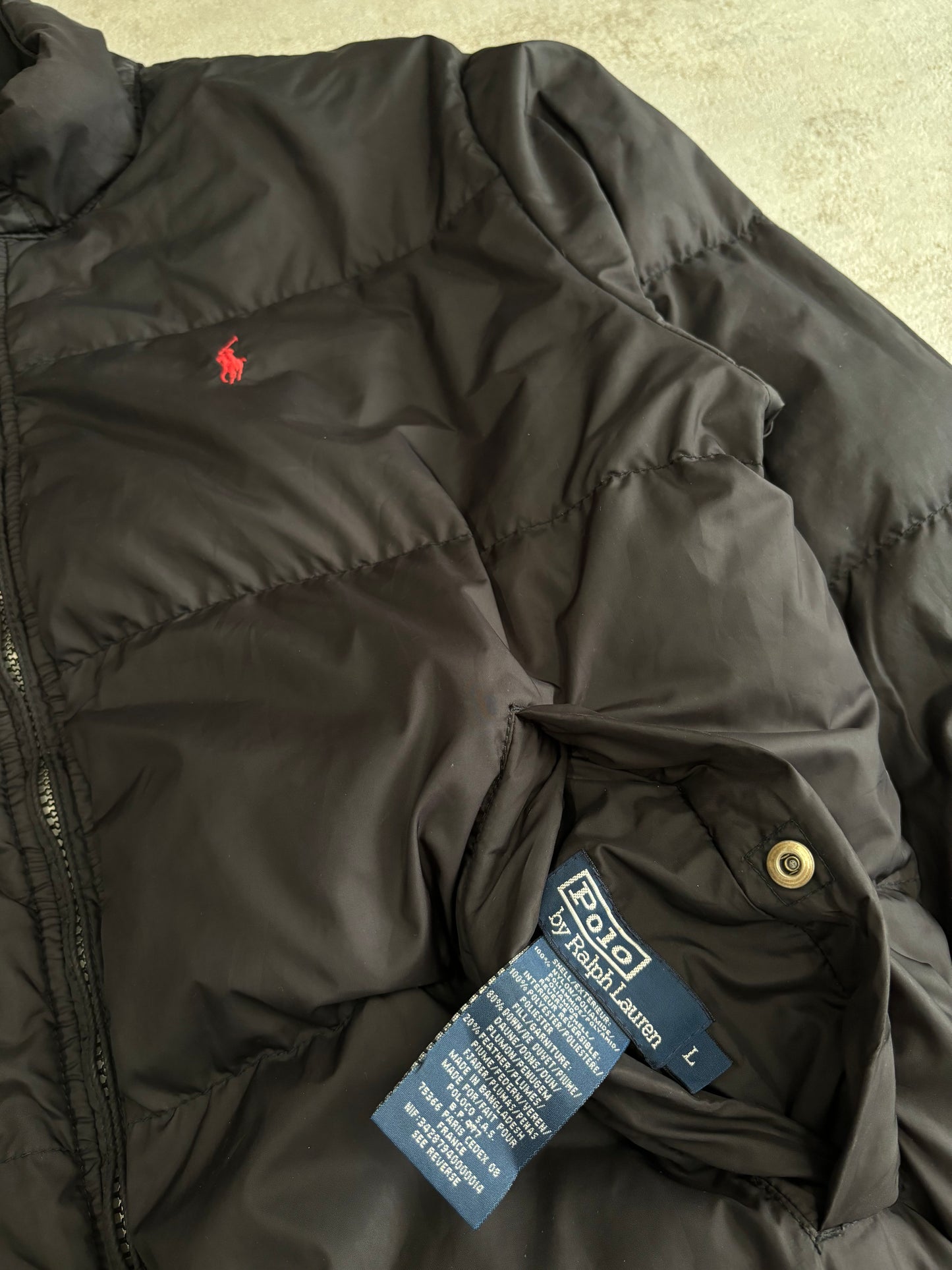 Polo Ralph Lauren 90s Vintage Reversible Down Jacket - XL