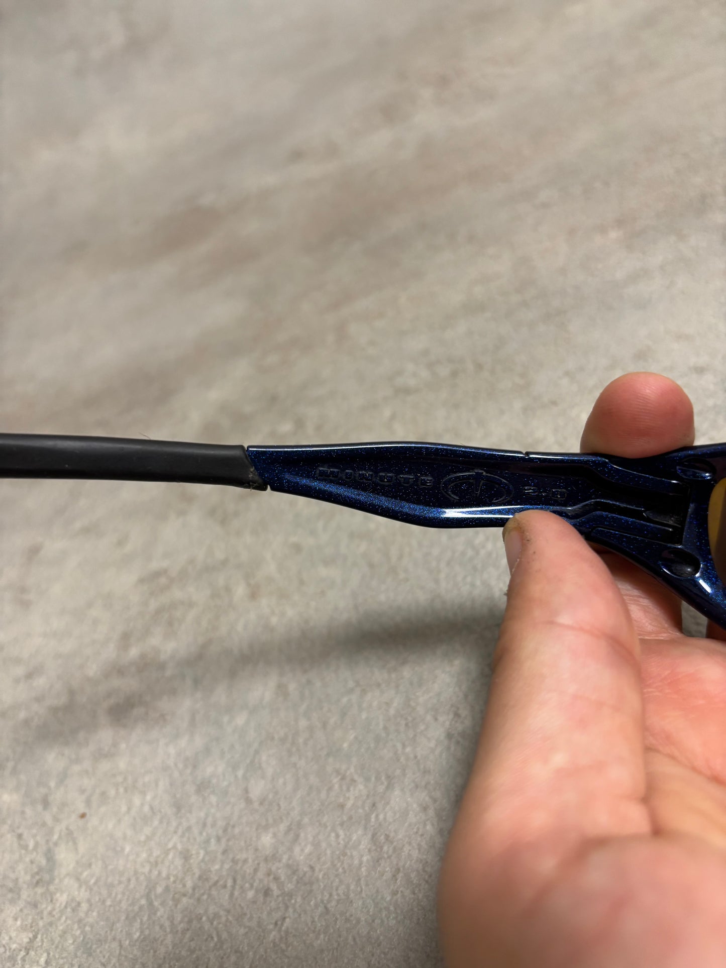 Gafas Oakley ‘Minute 2.0’ Midnight Blue Gold Iridium 00s Vintage