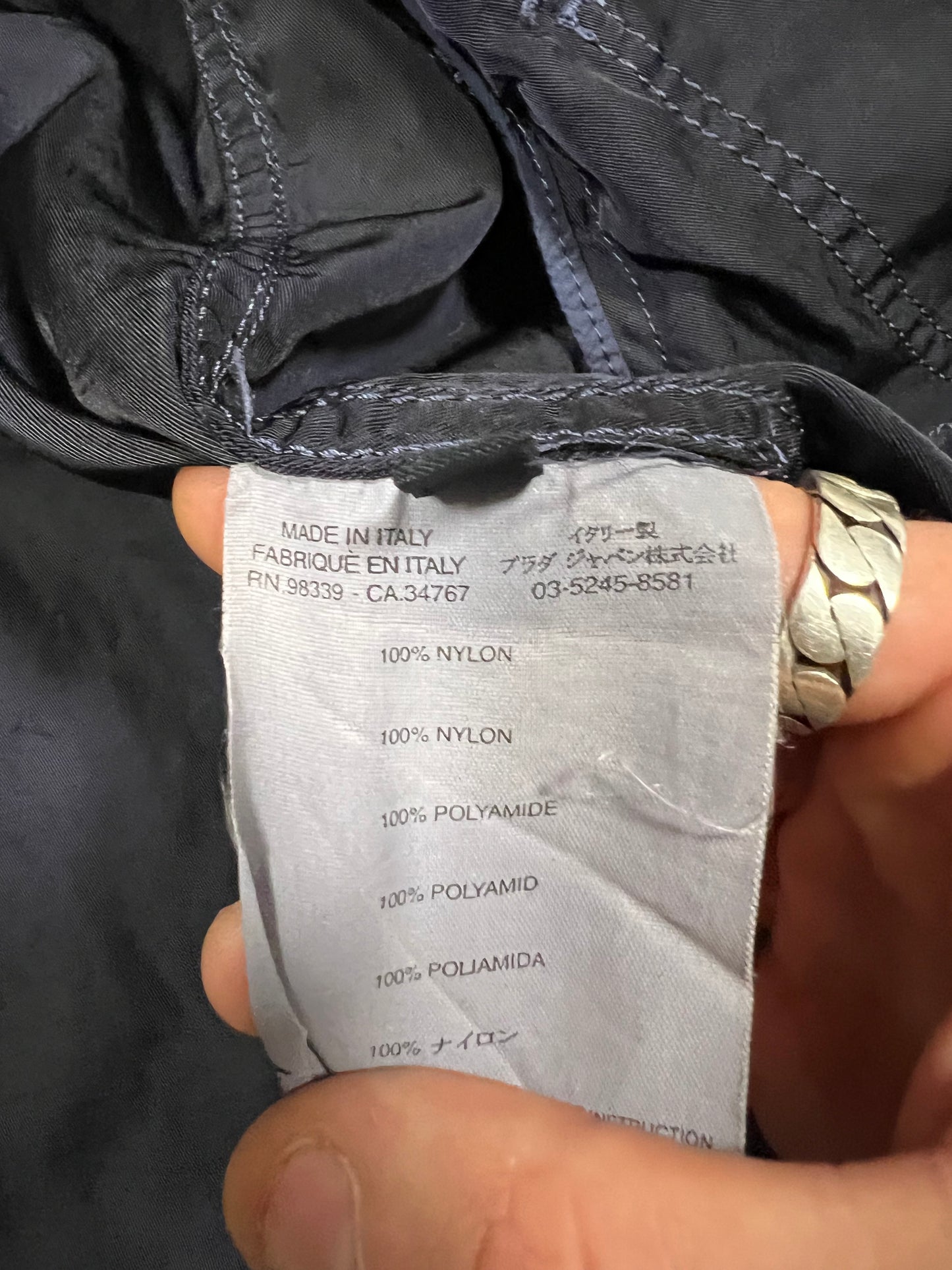 Chaqueta Nylon ‘Iridiscente’ Vintage Prada 2000 - M