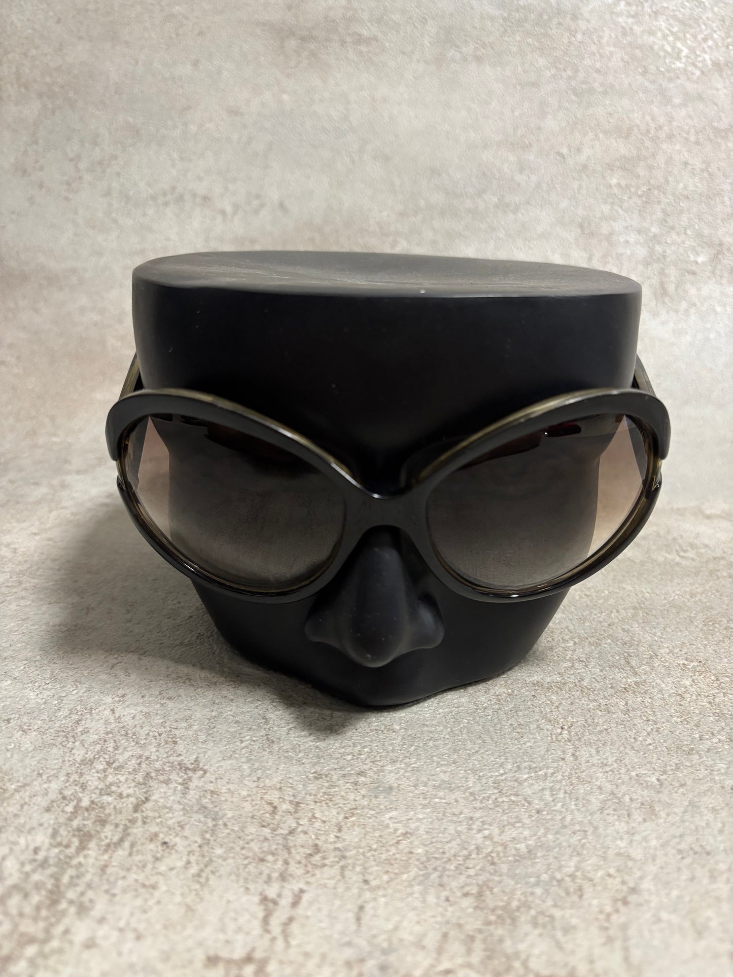 Gafas Oversize Transparent Yves Saint Laurent 90s Vintage