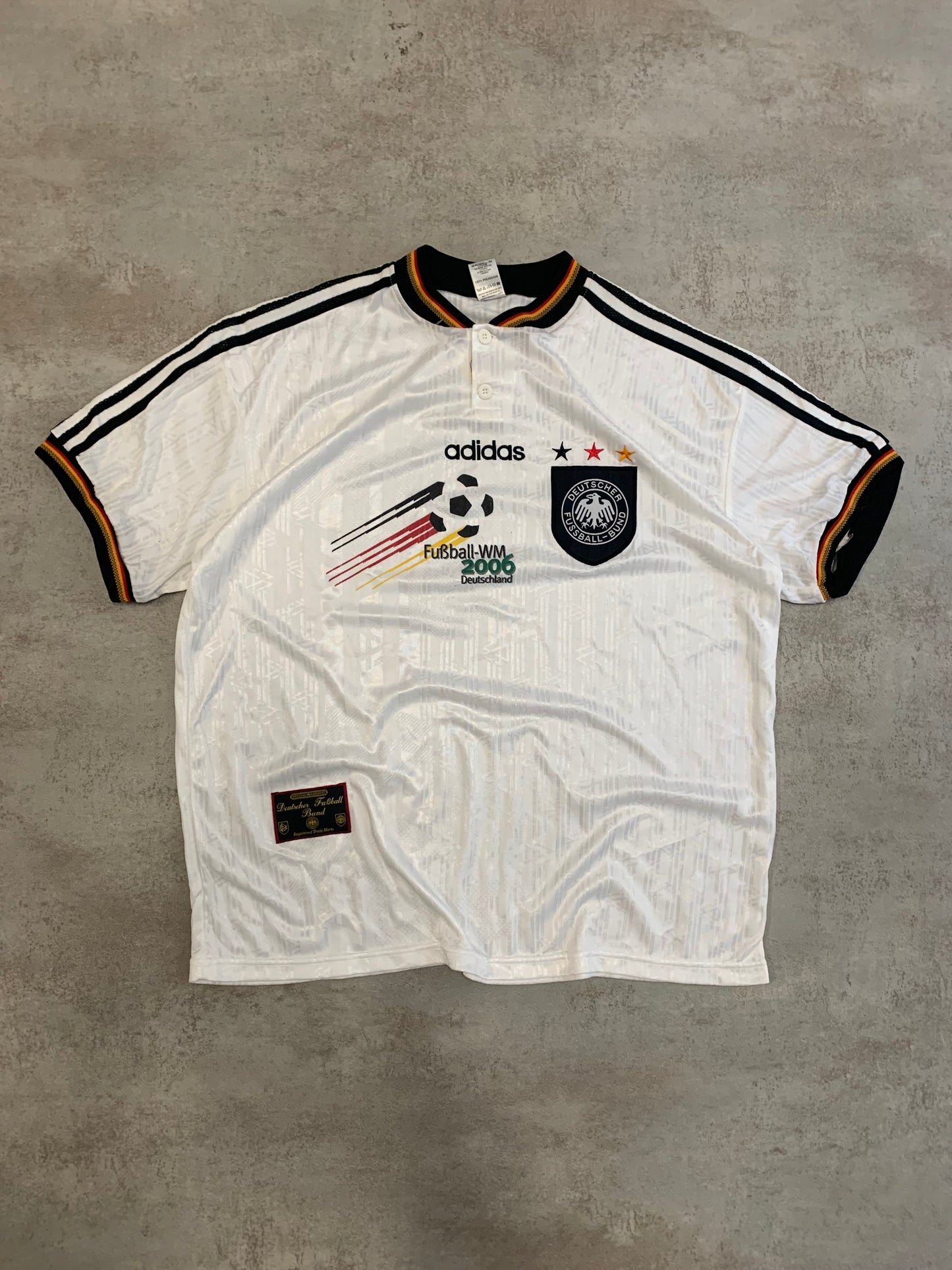 Camiseta Vimtage Adidas Alemania 1996 Kit - XL