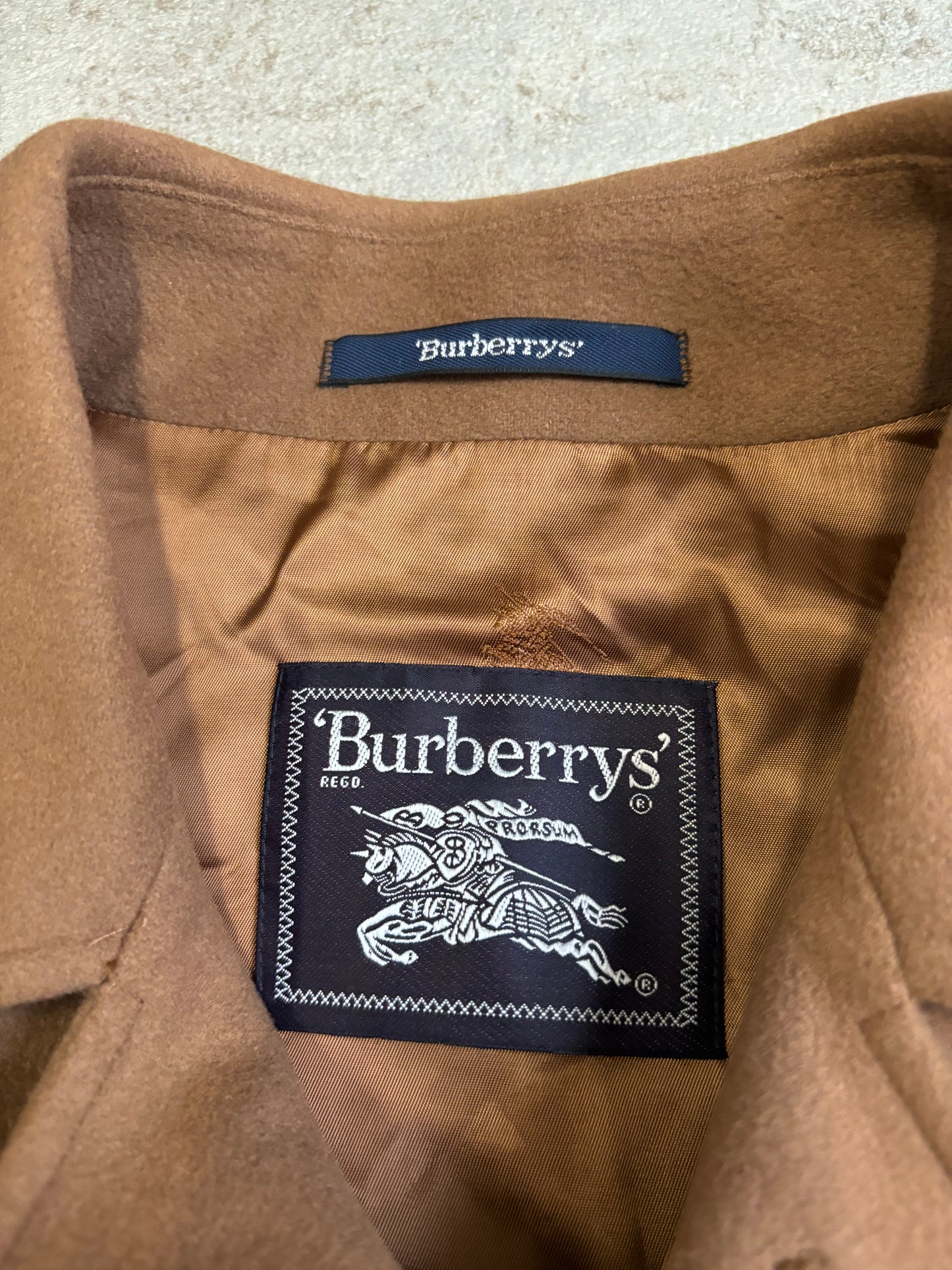 Gabardina Harold Burberry Cashmere 00s Vintage - M