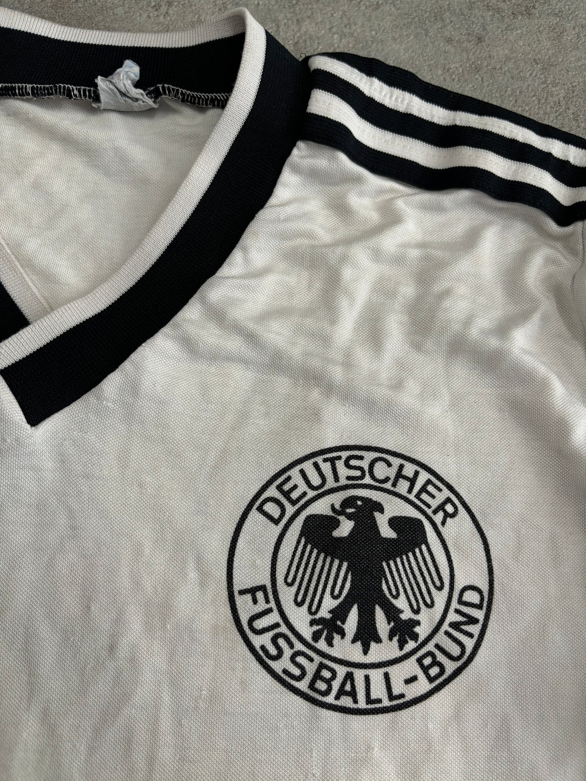 Camiseta Adidas Alemania ‘Match Worn by Karl Allgöwer 13’ 1983/86 - M