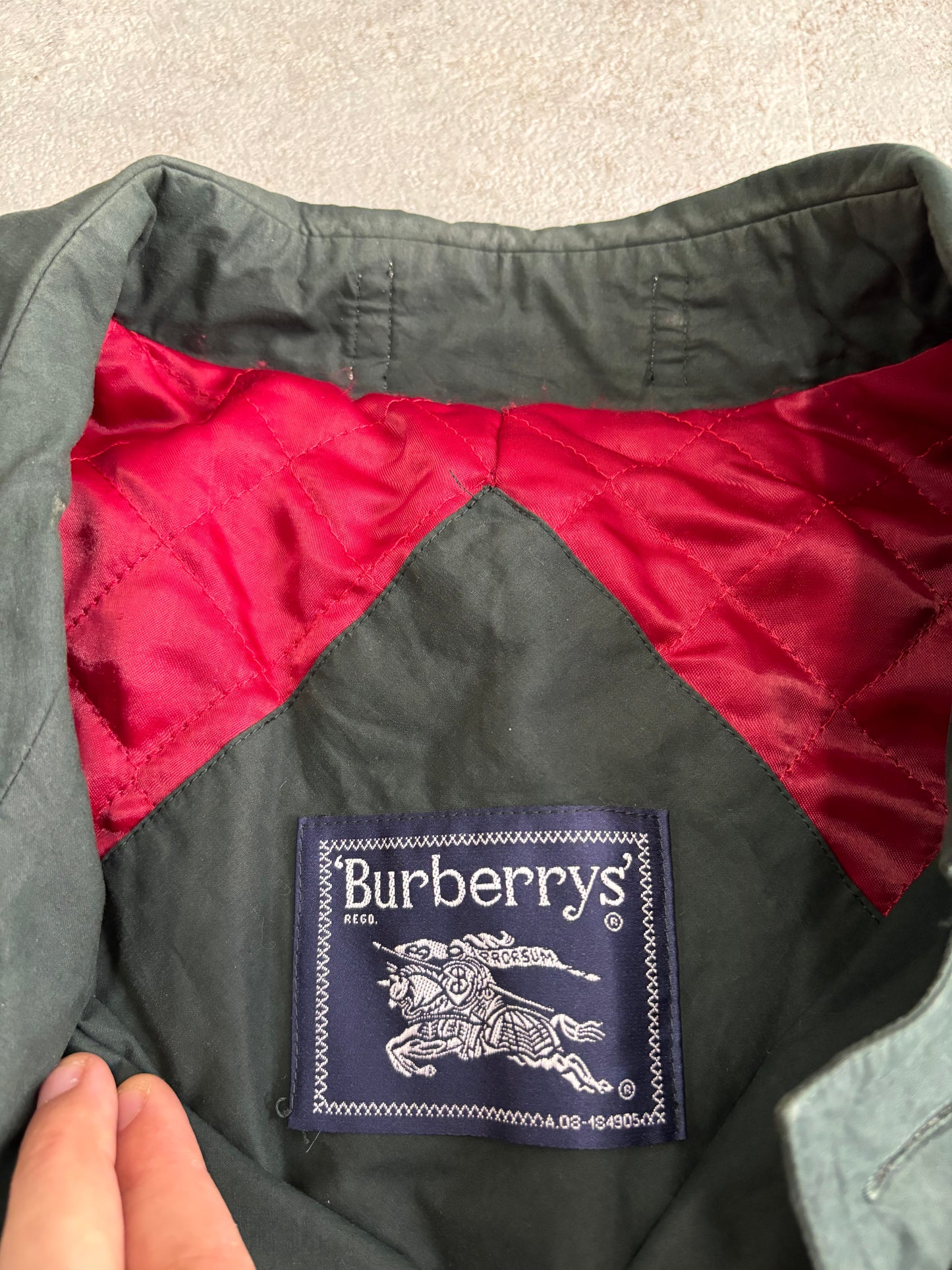 Gabardina Burberry 00s Vintage - XL