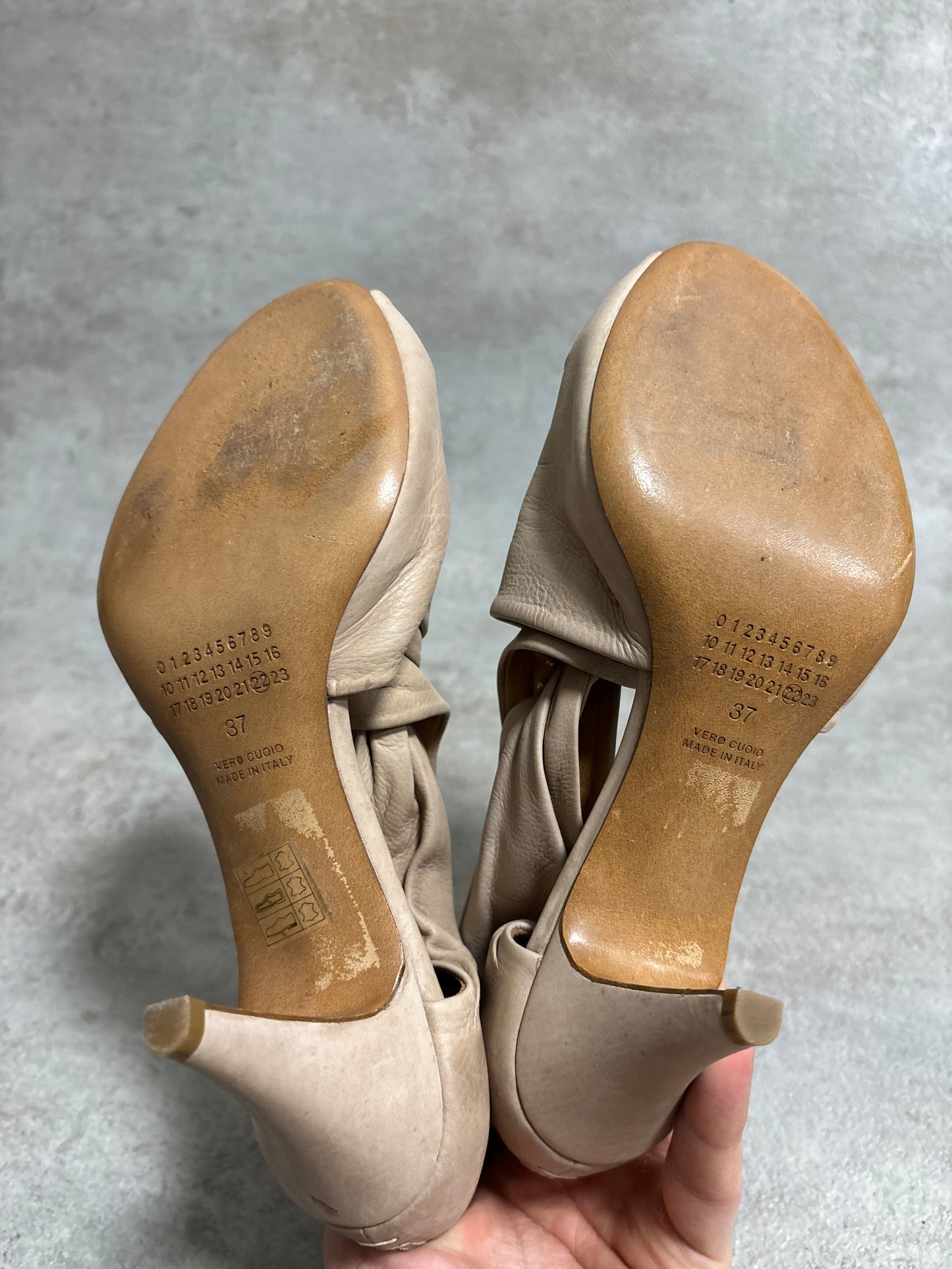 Tacones Cuero Martin Maison Margiela - 37