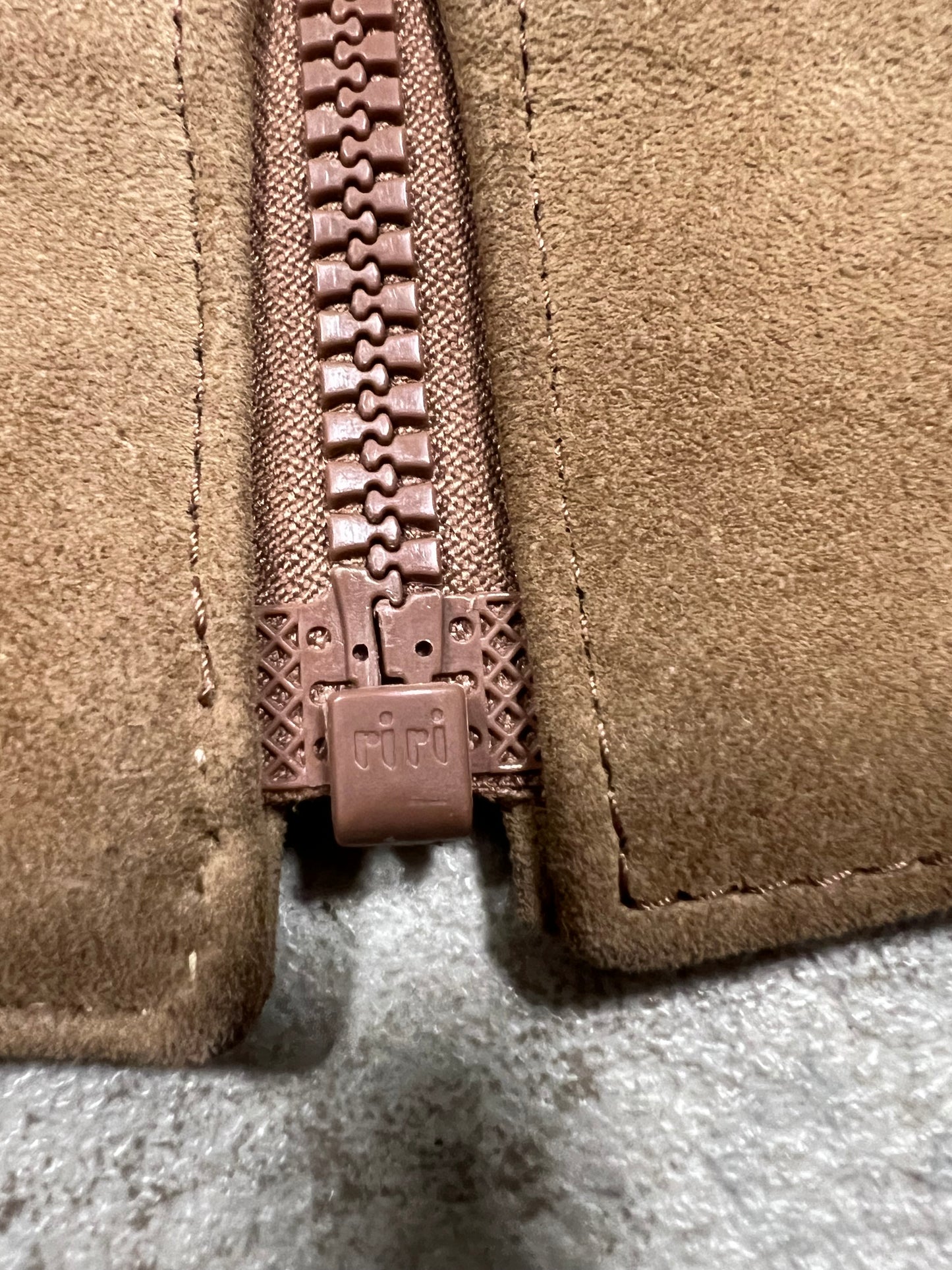 Chaqueta Vintage Cuero Ante 80’s  - M