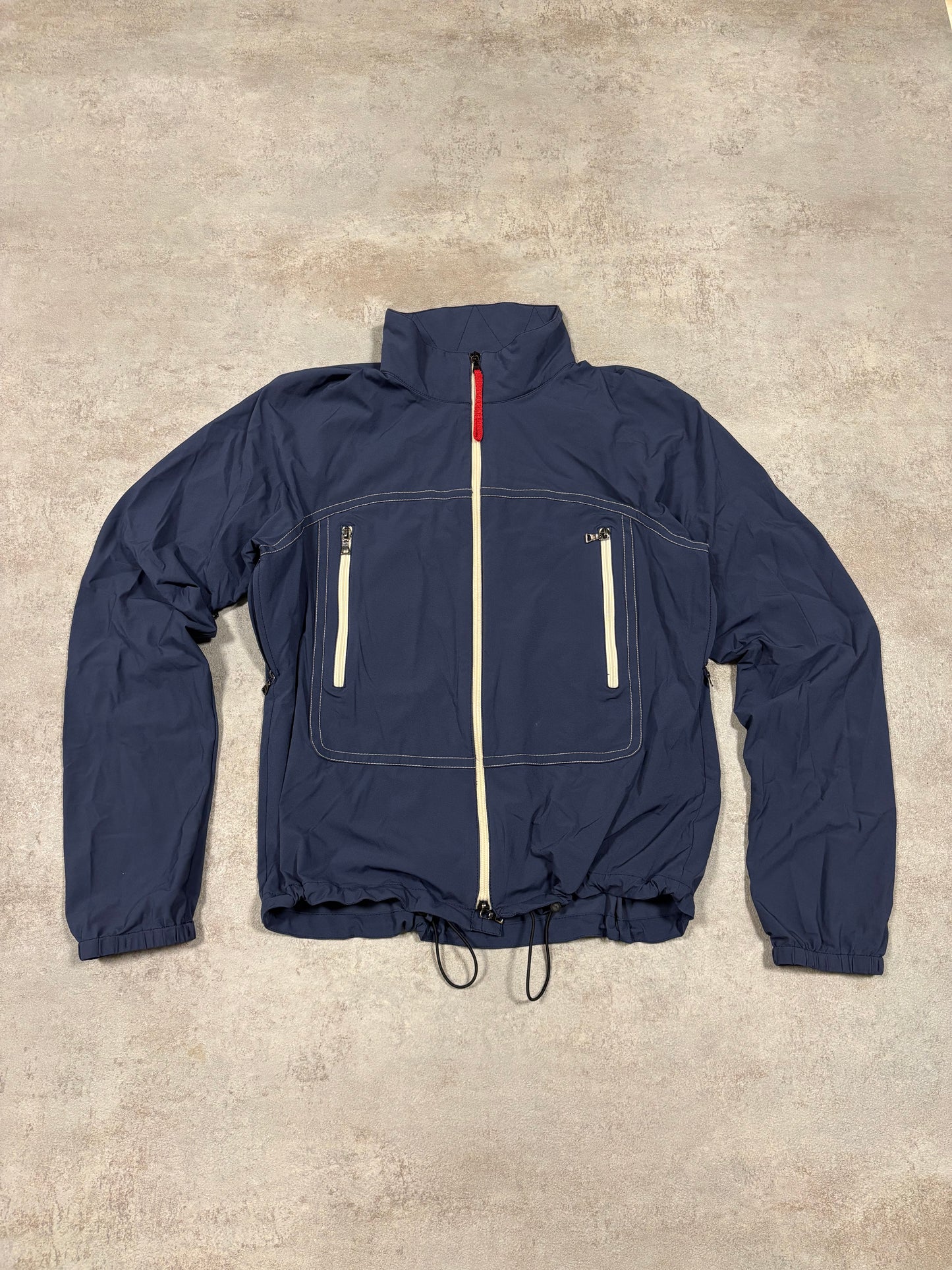 Chaqueta Elástica Convertible Prada 00s Vintage - M