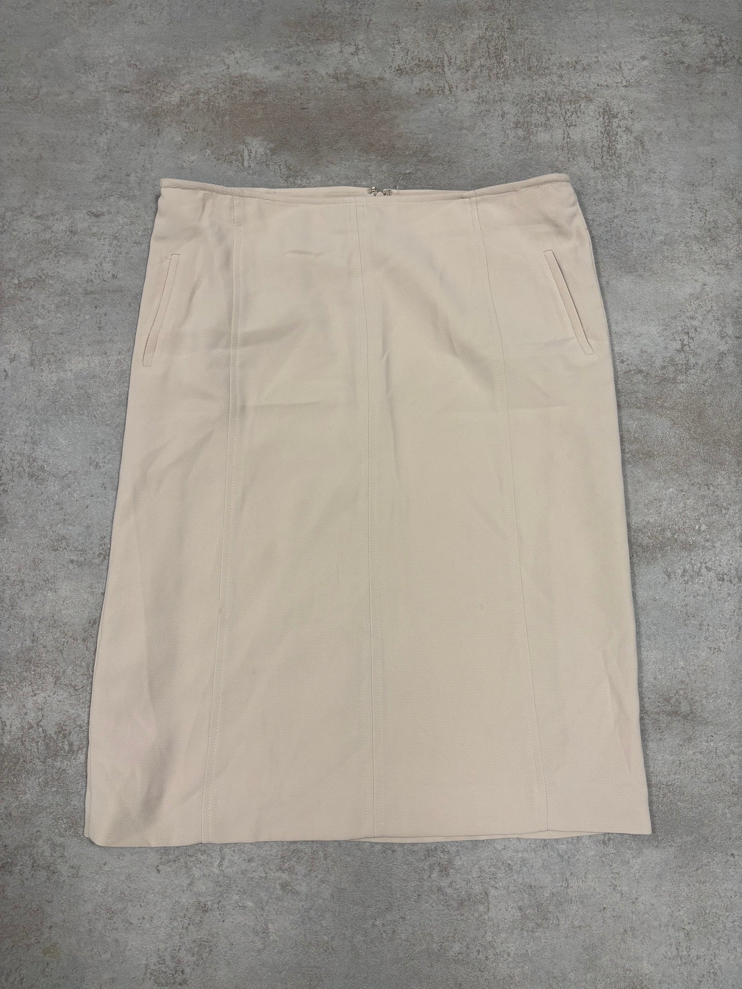 Falda Midi Burberry 00s Vintage - L