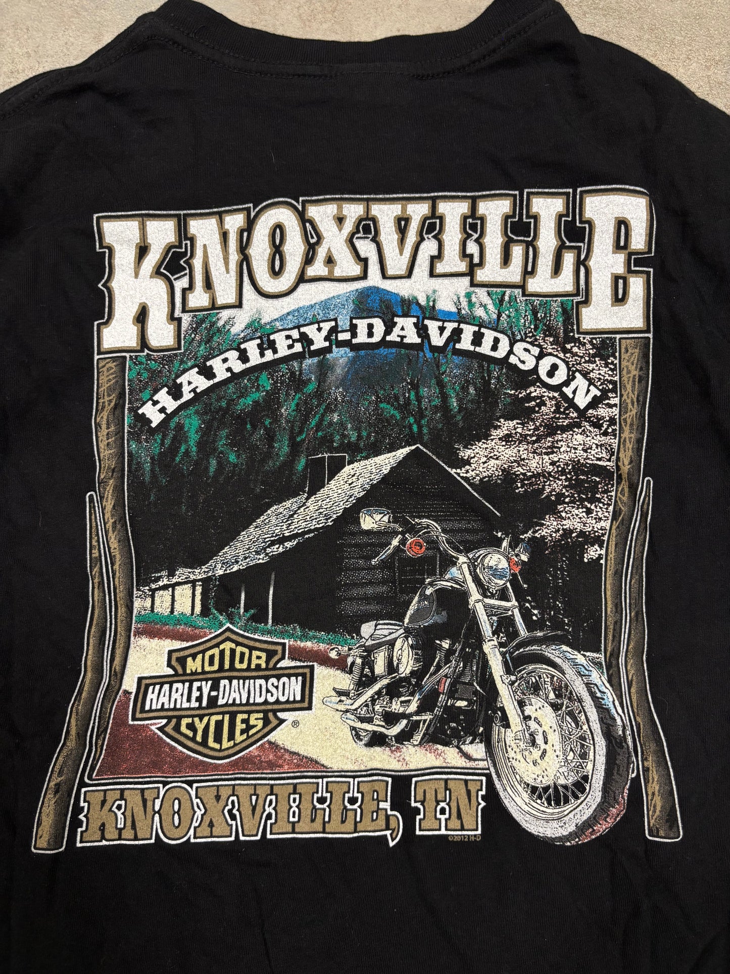 Camiseta KnoxVille Harley Davidson 2012 - M