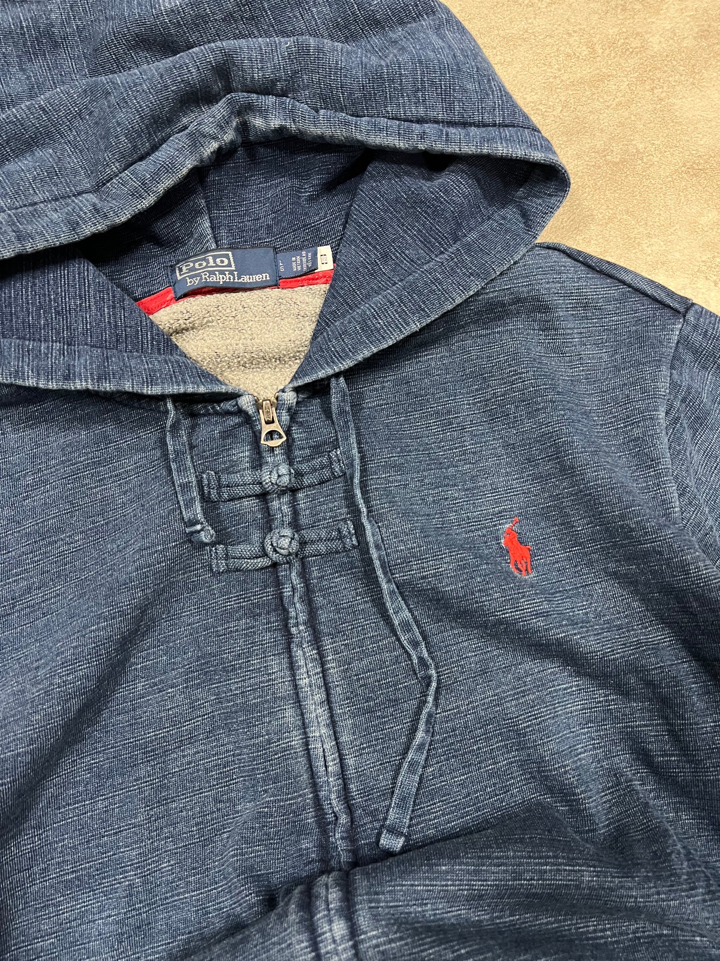 Sudadera Zip Vintage Polo Ralph Lauren x CLOT - L