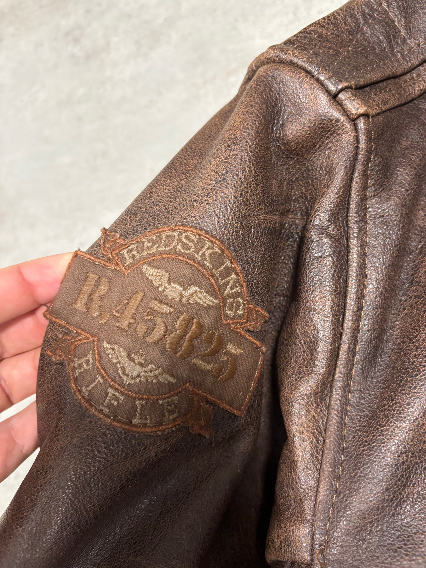 Chaqueta Cuero B32 Redskins 00s Vintage - XL