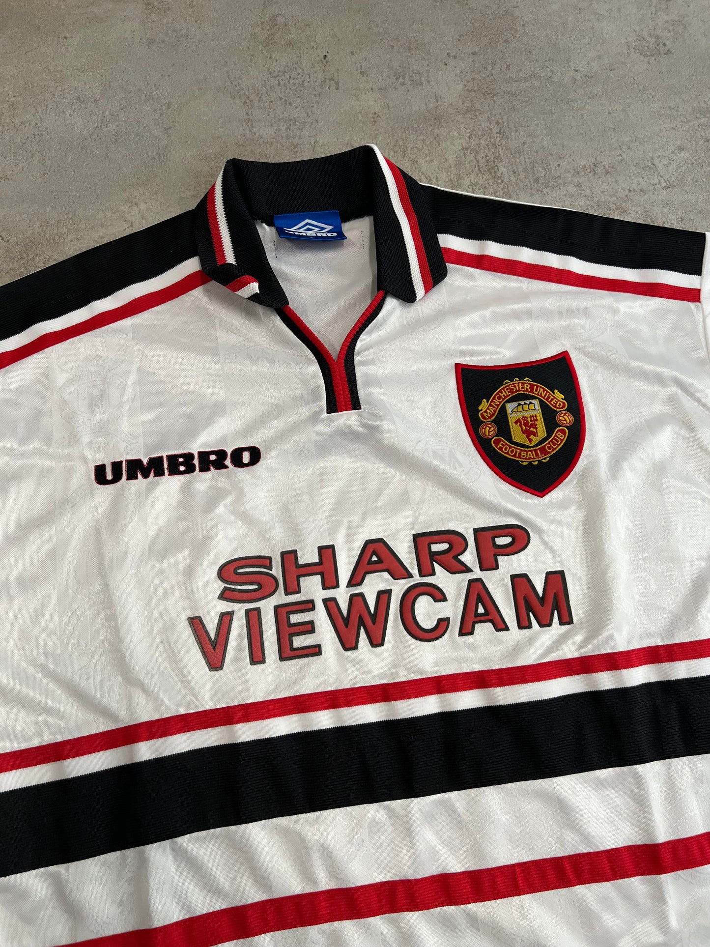 Camiseta Fútbol Vintage Umbro Manchester United 1997-98 Away Kit -XL