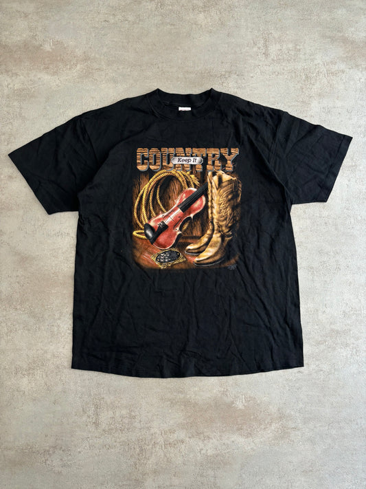 Camiseta Country ‘Single Stitch’ 1993 Licensed Vintage - XL