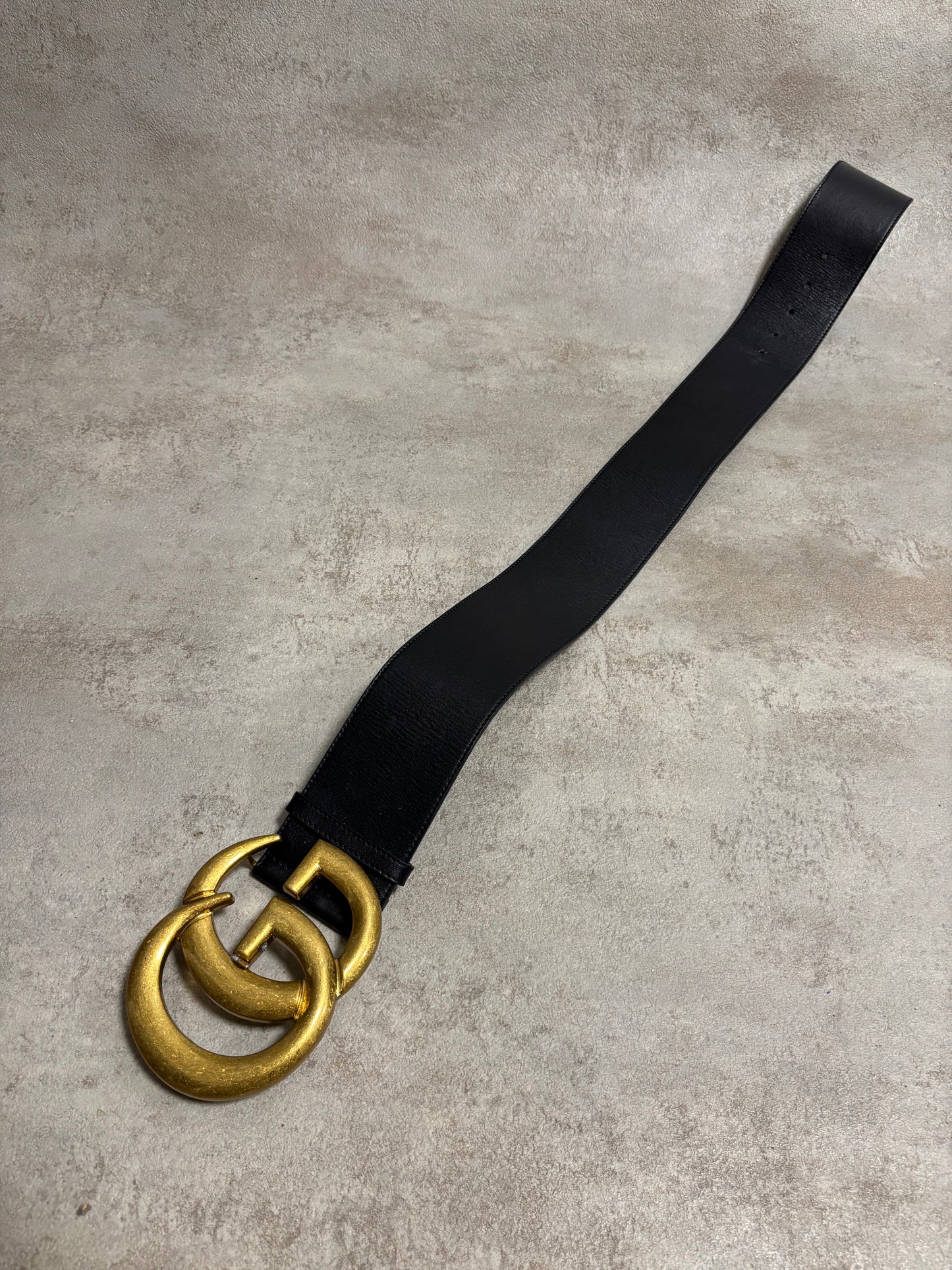 Cinturón Gucci Hebilla Oversize 00s Vintage