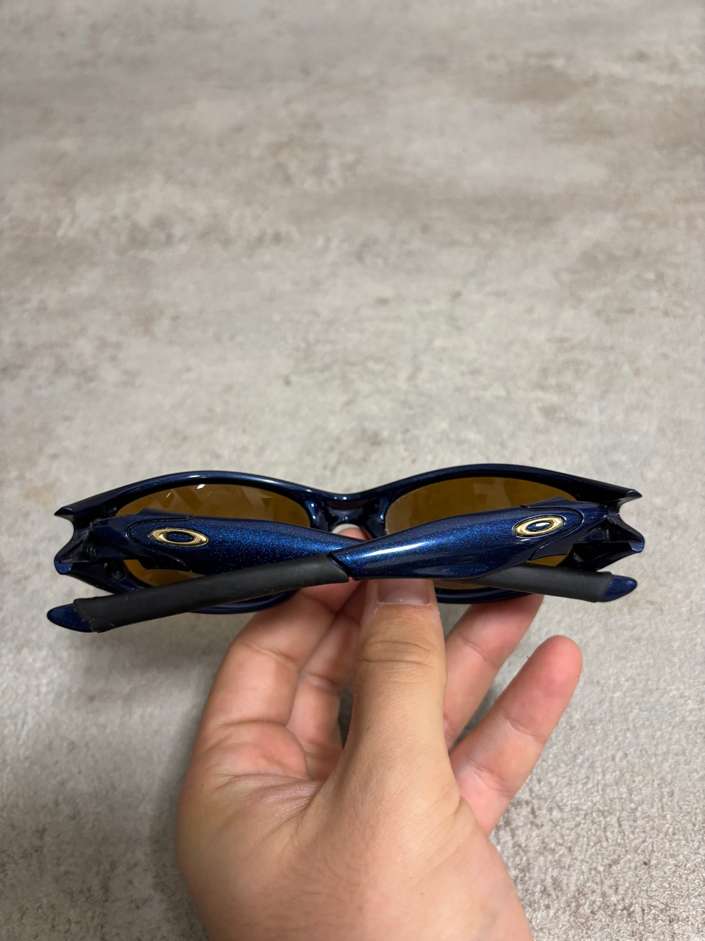 Gafas Oakley ‘Minute 2.0’ Midnight Blue Gold Iridium 00s Vintage