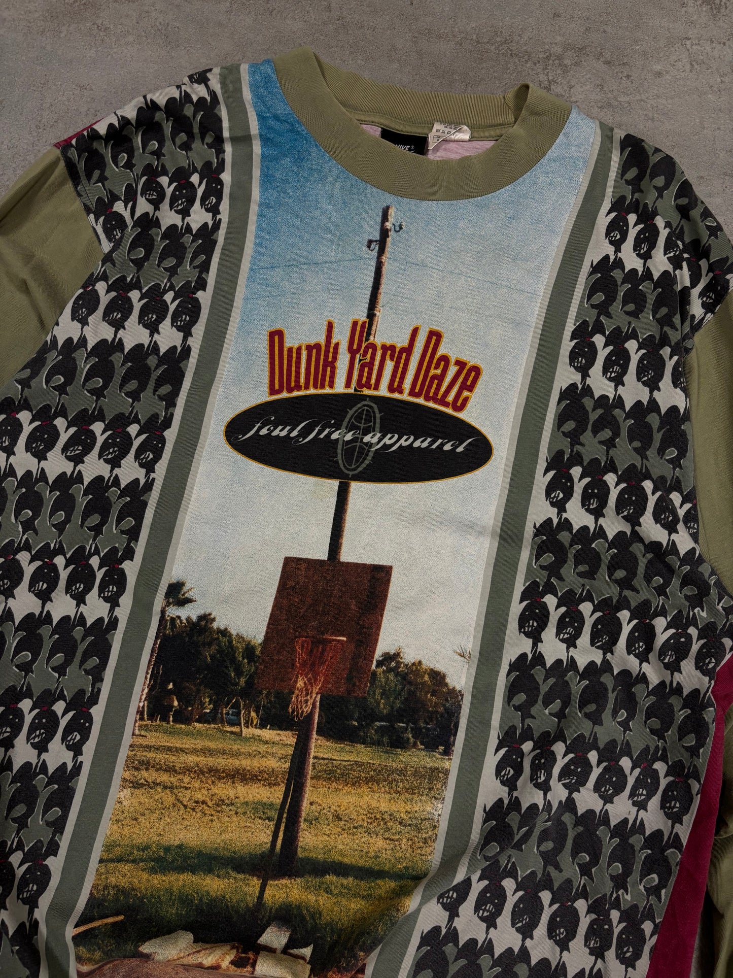 Camiseta Rara Manga Larga Dunk Nike 1994 Vintage - M