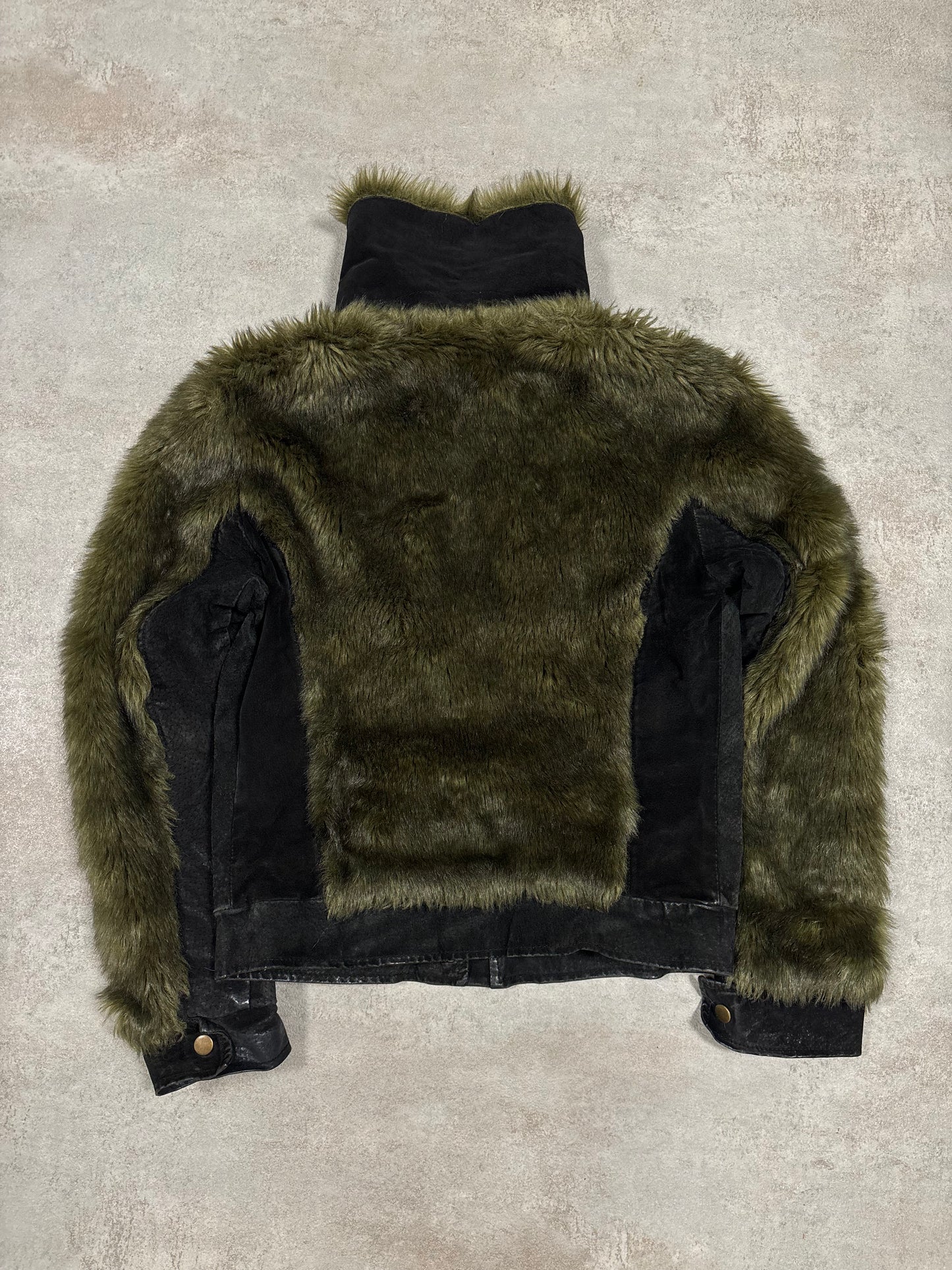 Chaqueta ‘Faux Fur’ Cuello Convertible Balmain 00s Vintage - M Woman