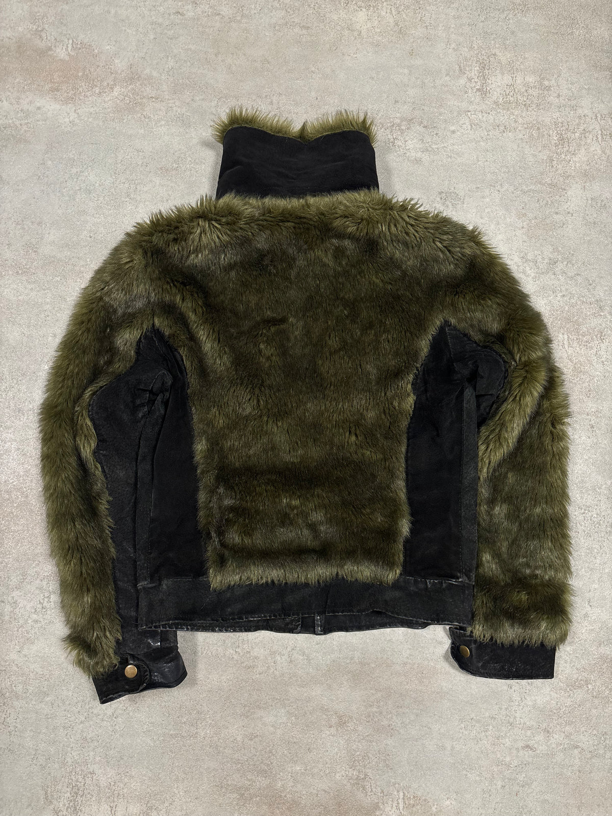 Chaqueta ‘Faux Fur’ Cuello Convertible Balmain 00s Vintage - M Woman