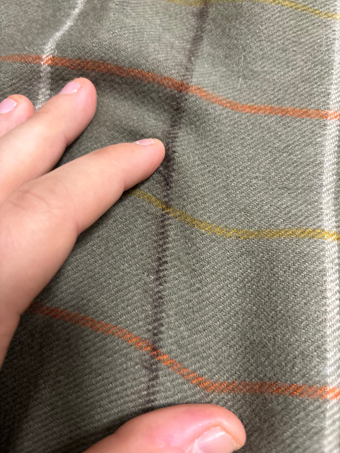 Bufanda Lana Virgen Burberry 90s Vintage