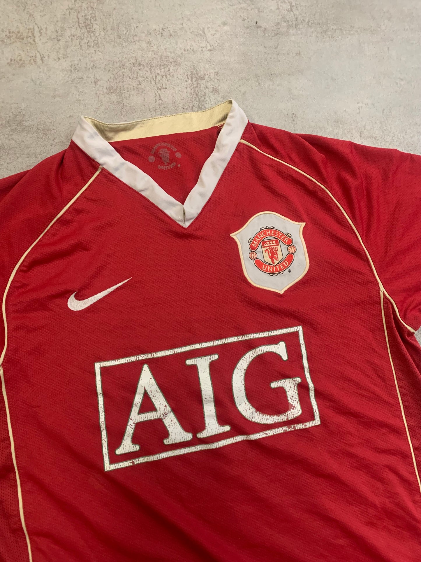 Camiseta Fútbol Vintage Nike Manchester United 2006 - S