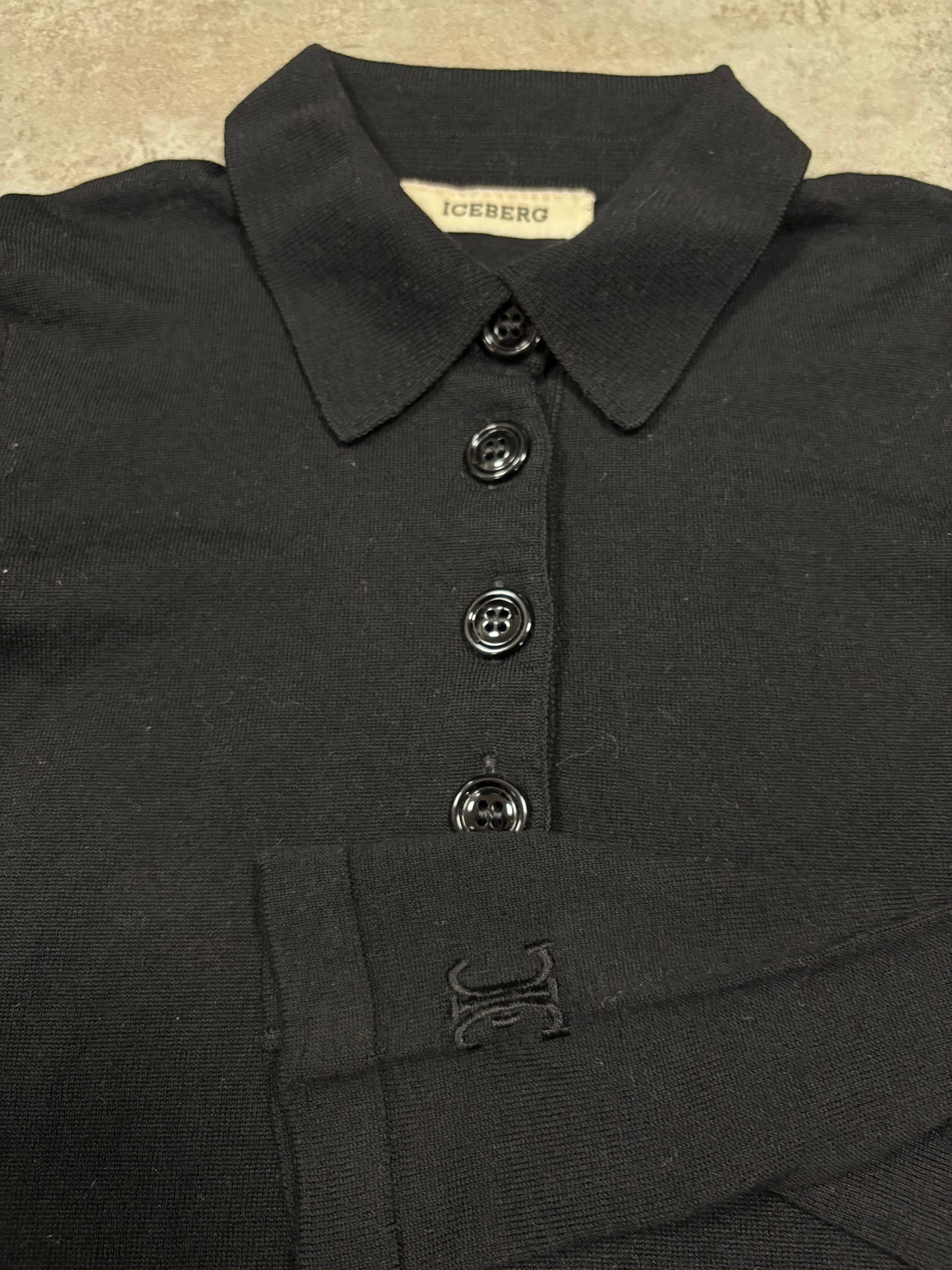 Jersey Cardigan Iceberg 00s Vintage - S