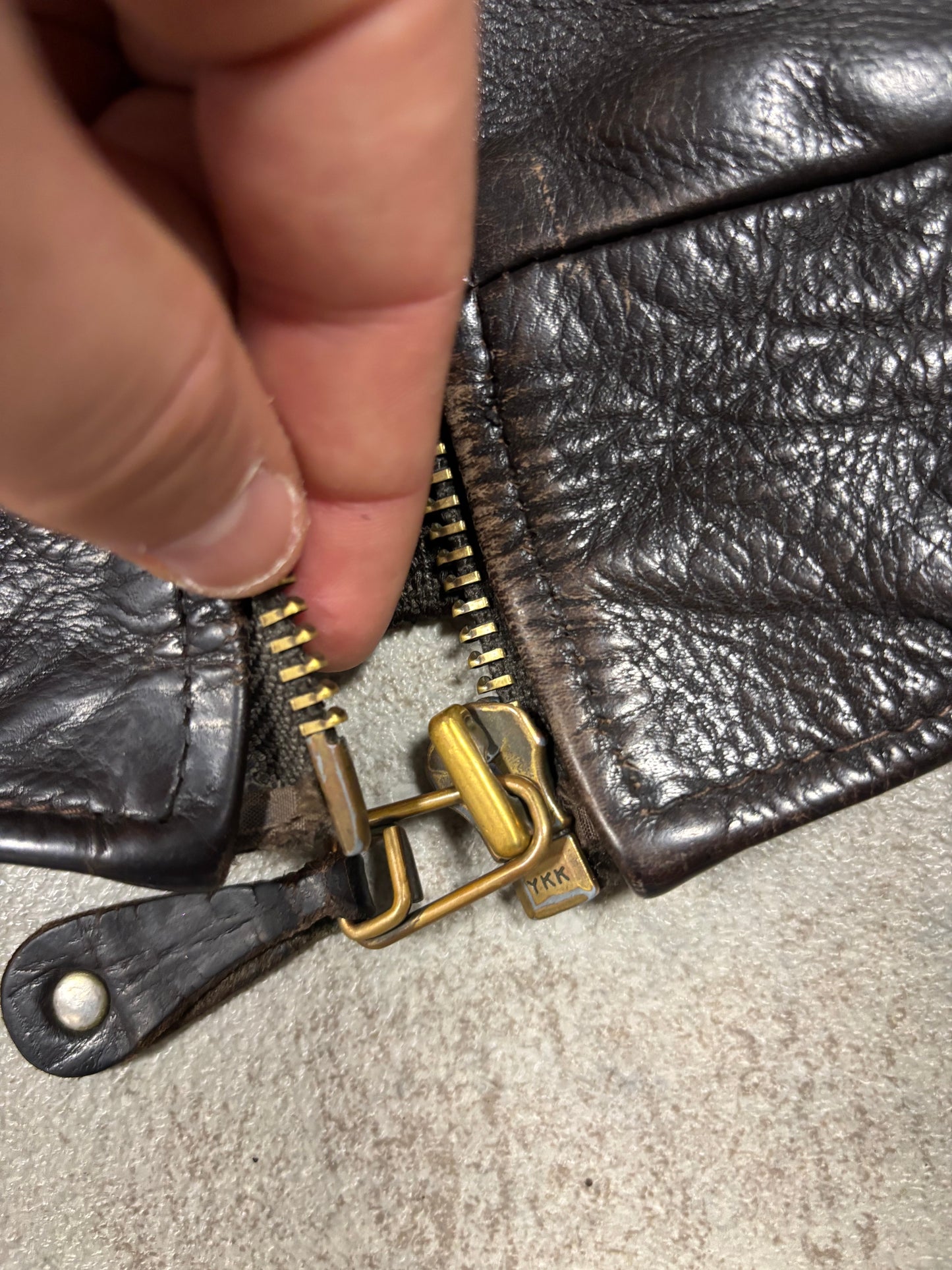 Chaqueta Cuero G-1 Avirex 1992 Vintage - L