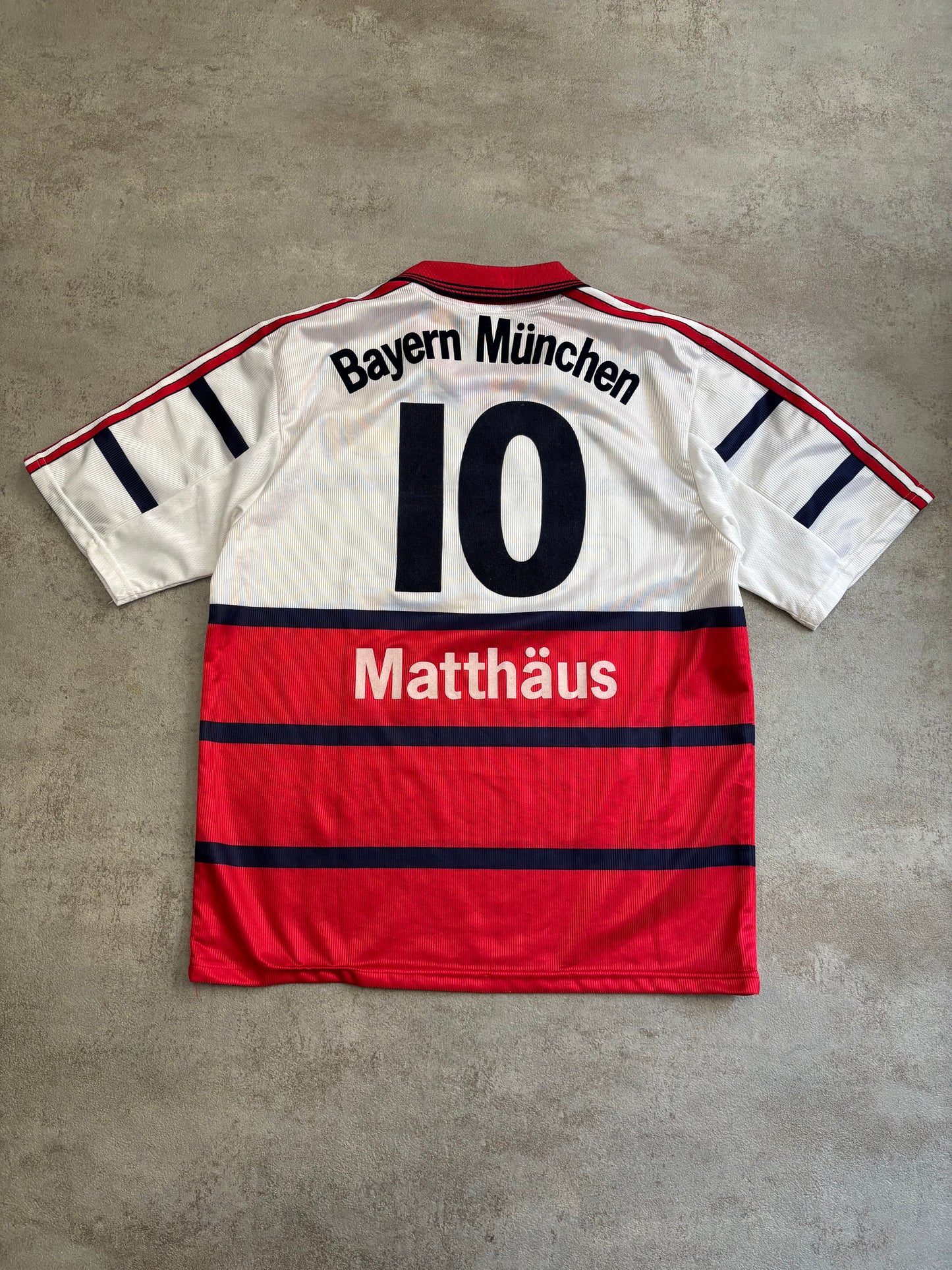 Camiseta Visitante Adidas Bayern München ‘Matthäus 10’ 1998/00 Vintage - M