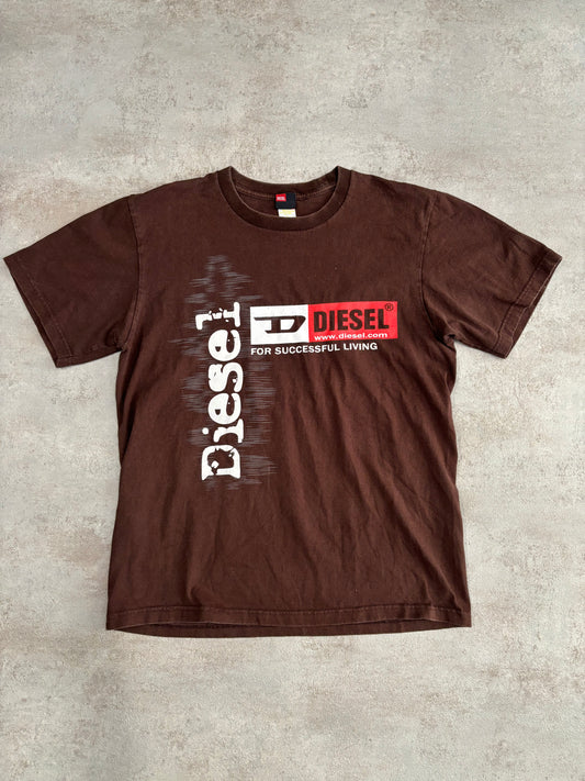 Camiseta Gráfica Diesel 00s Vintage - S