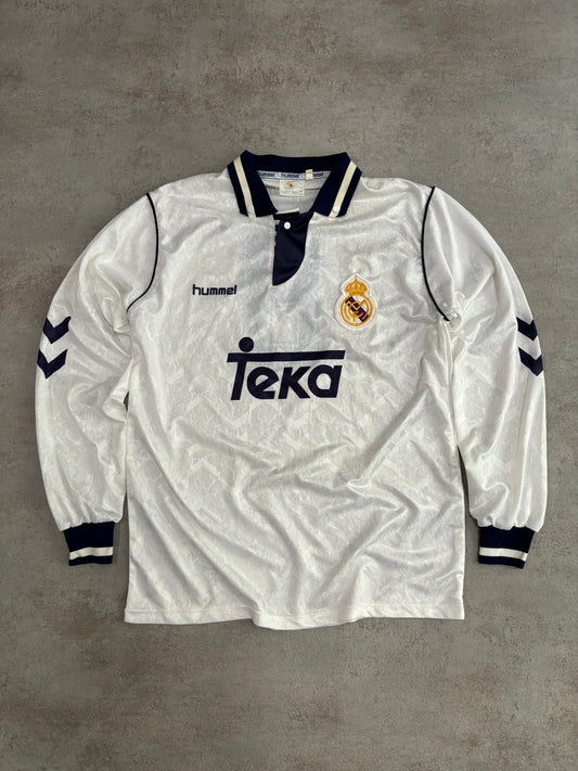 Camiseta Manga Larga Real Madrid ‘8’ 1992/1993 Vintage - M