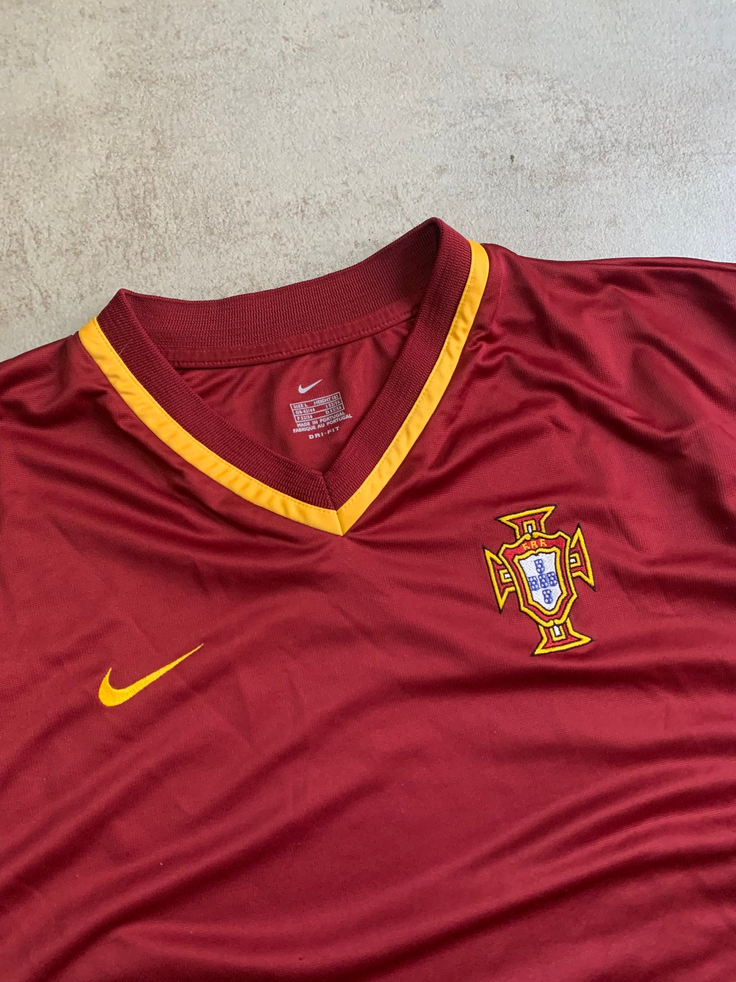 Camiseta Fútbol Vintage Nike Portugal 00/02 Kit - L