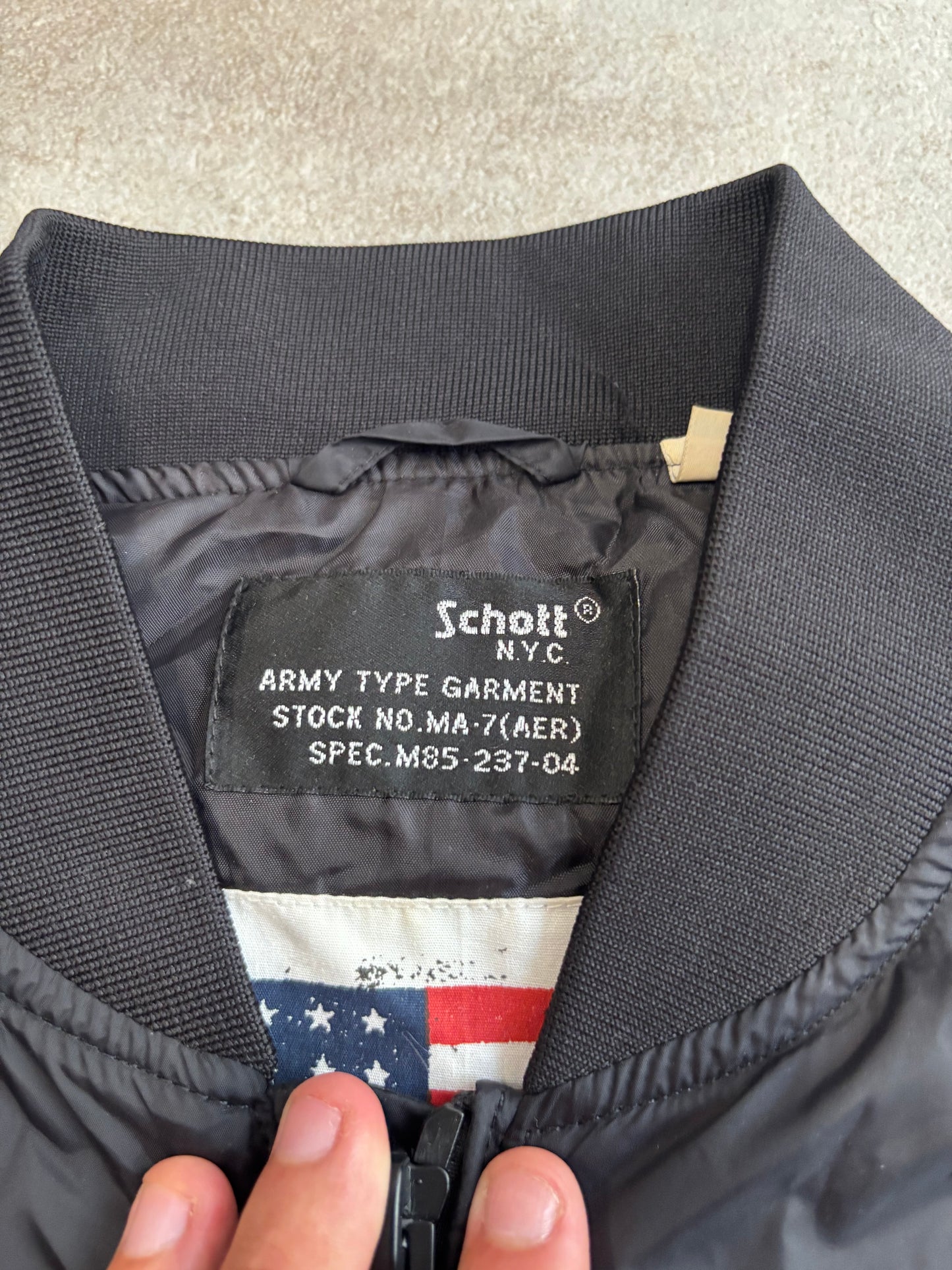 Chaqueta Light Bomber Schott 00s Vintage - S
