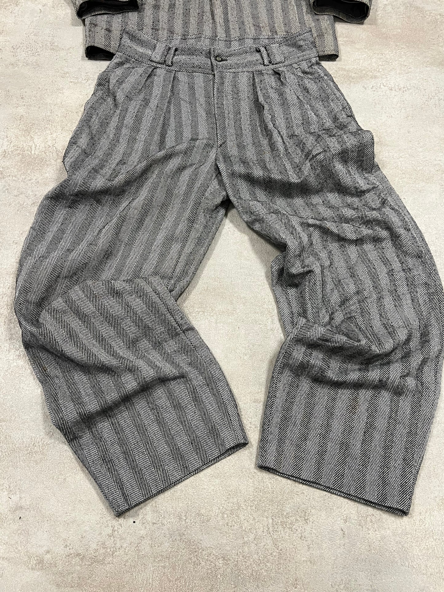 Traje Completo Rayas Vintage Adolfo Domínguez 90’s - M