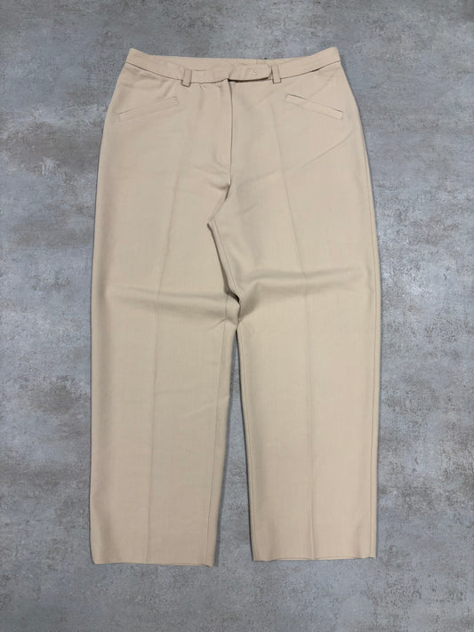 Pantalones Traje Pinzas Burberry 00s Vintage - M